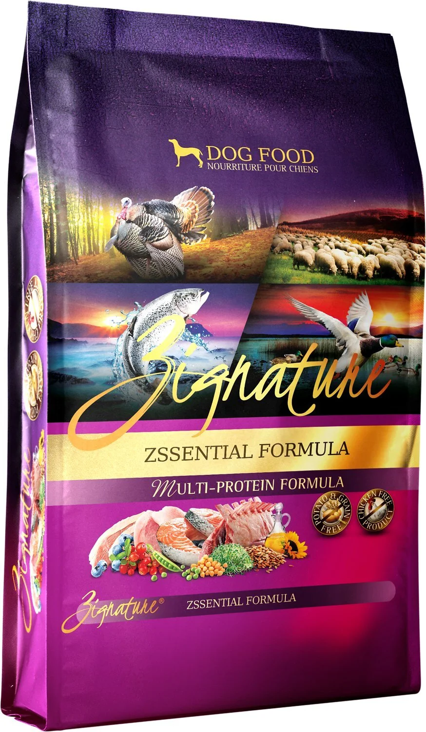 zignature dog food walmart