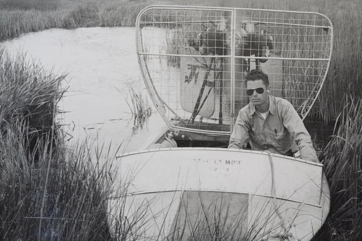 David B. Marshall at Malheur National Wildlife Refuge, Oregon in the 1950s