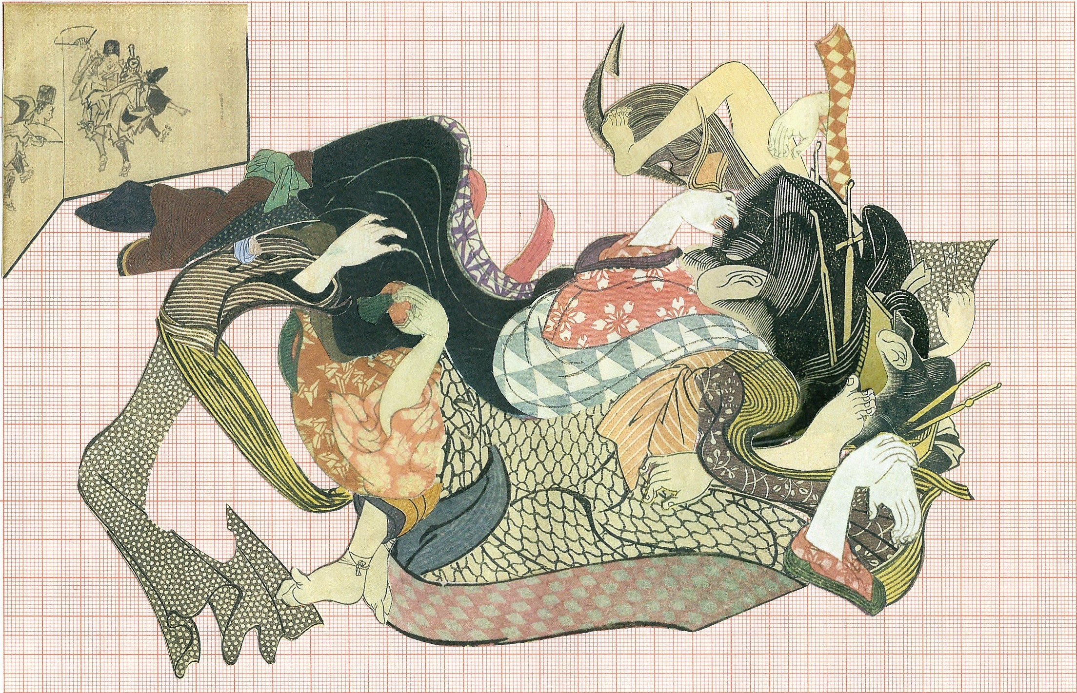 Untitled from the series “Drafts”, Collage on Paper, 210 x 297 mm, 2016