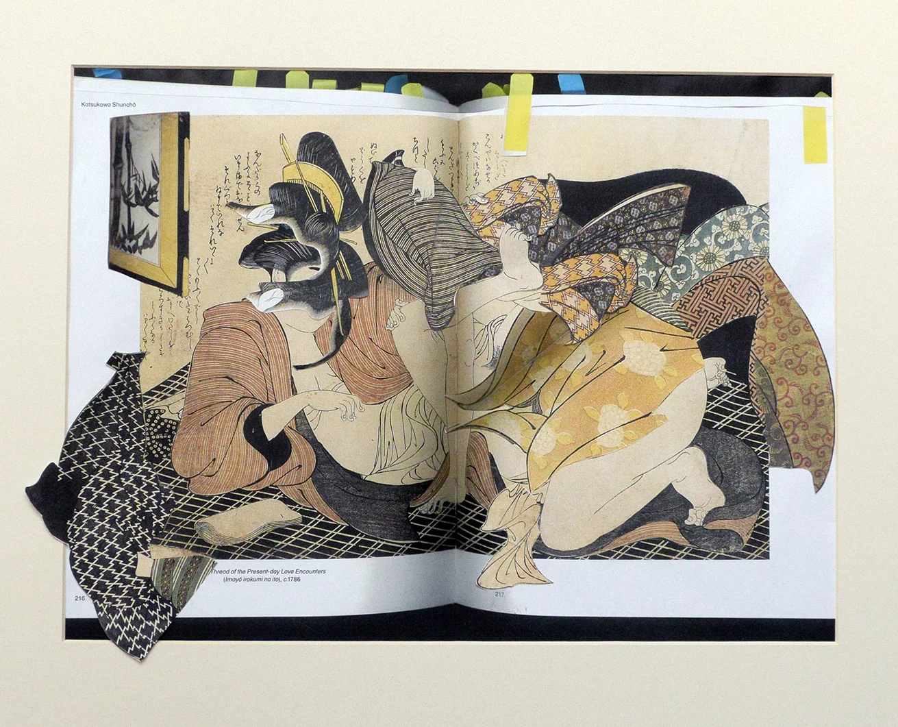 Untitled from the Series “Censorship”, Paper collage, 400 x 500 mm, 2015