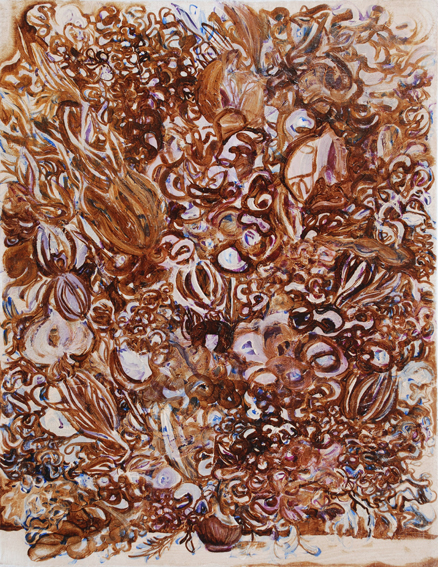 Judith, acryic on canvas, 350 x 460 mm, 2007