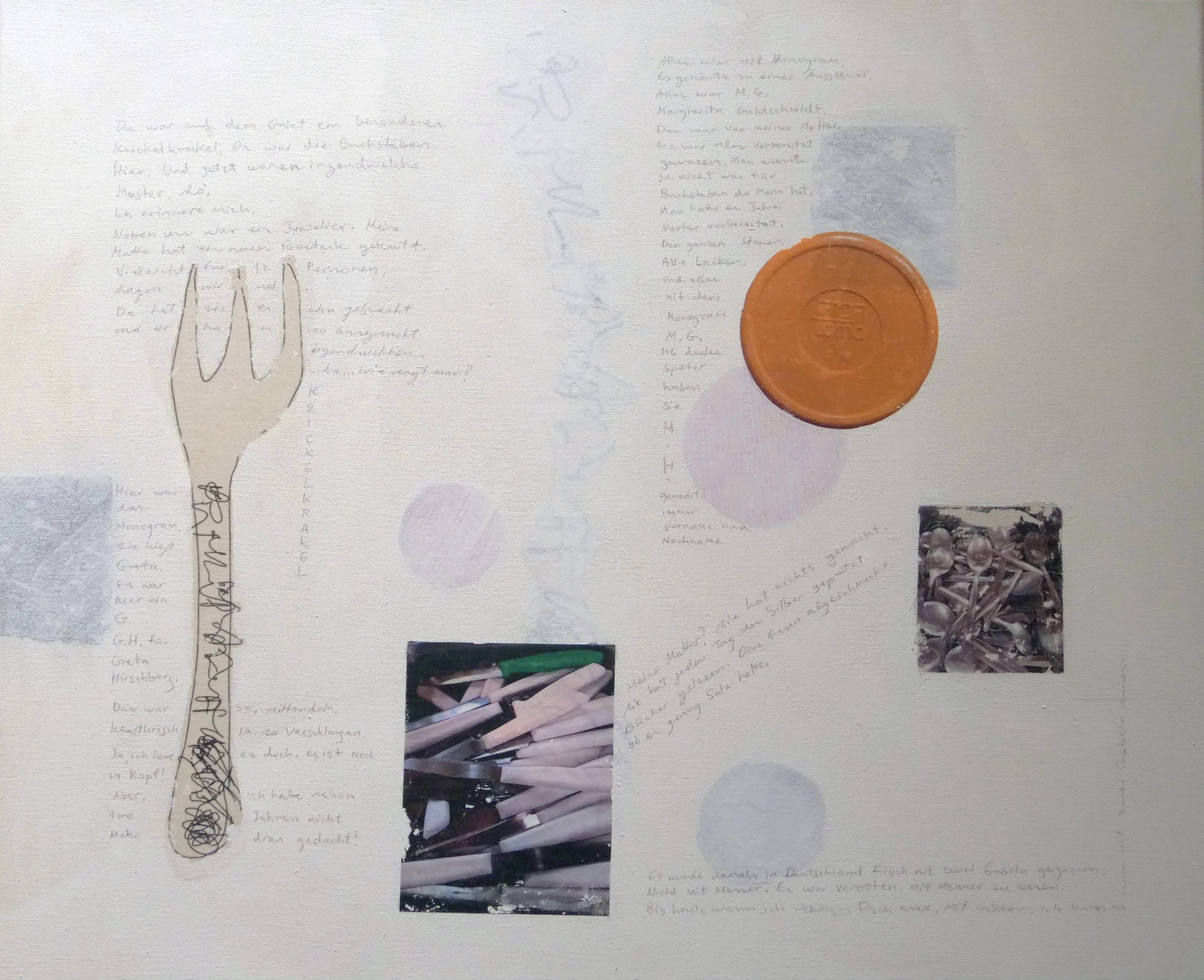 Mixed Media on Canvas, 55 x 40.5 cm
