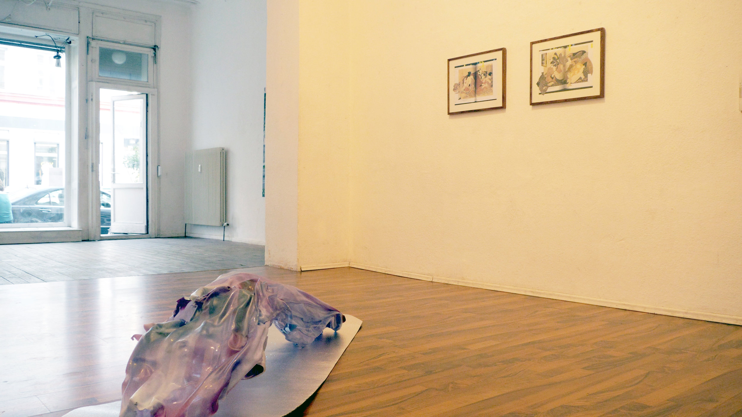 Installation view from The inherent power of turning the other cheek , Coven Berlin, Kleiner Salon, Berlin 2016