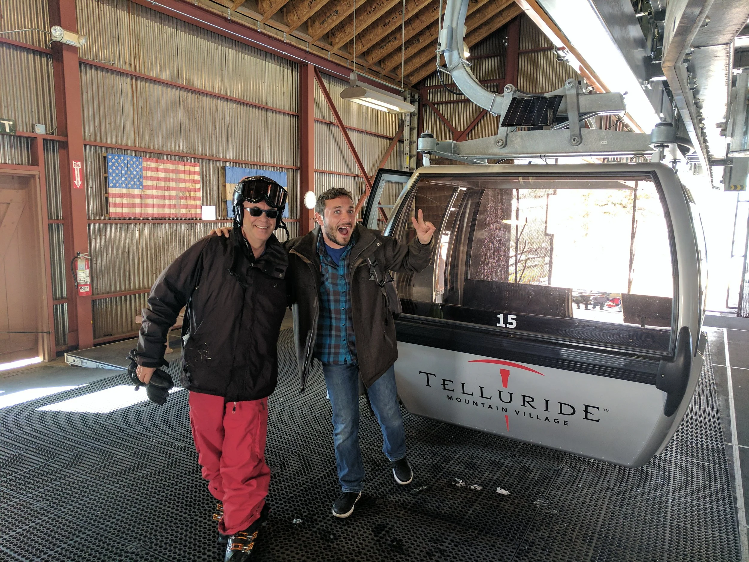 Shedwool Founder, Cory Warfield and TVA Mentor, Gary Gaessler (Happy birthday to you, Gary)!