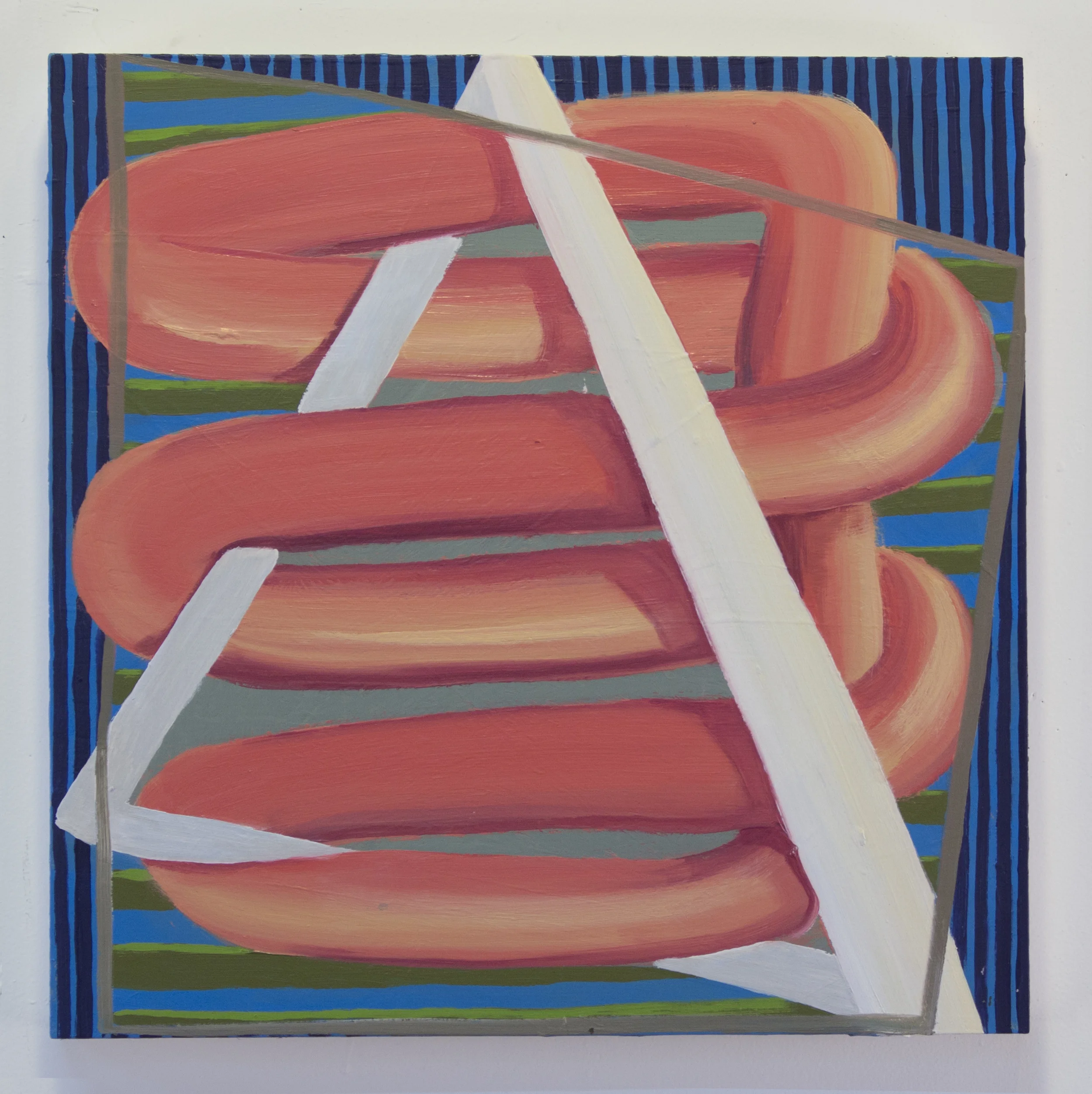 MEDIUM, 2016, 18"x18", Oil on canvas stretched over panel