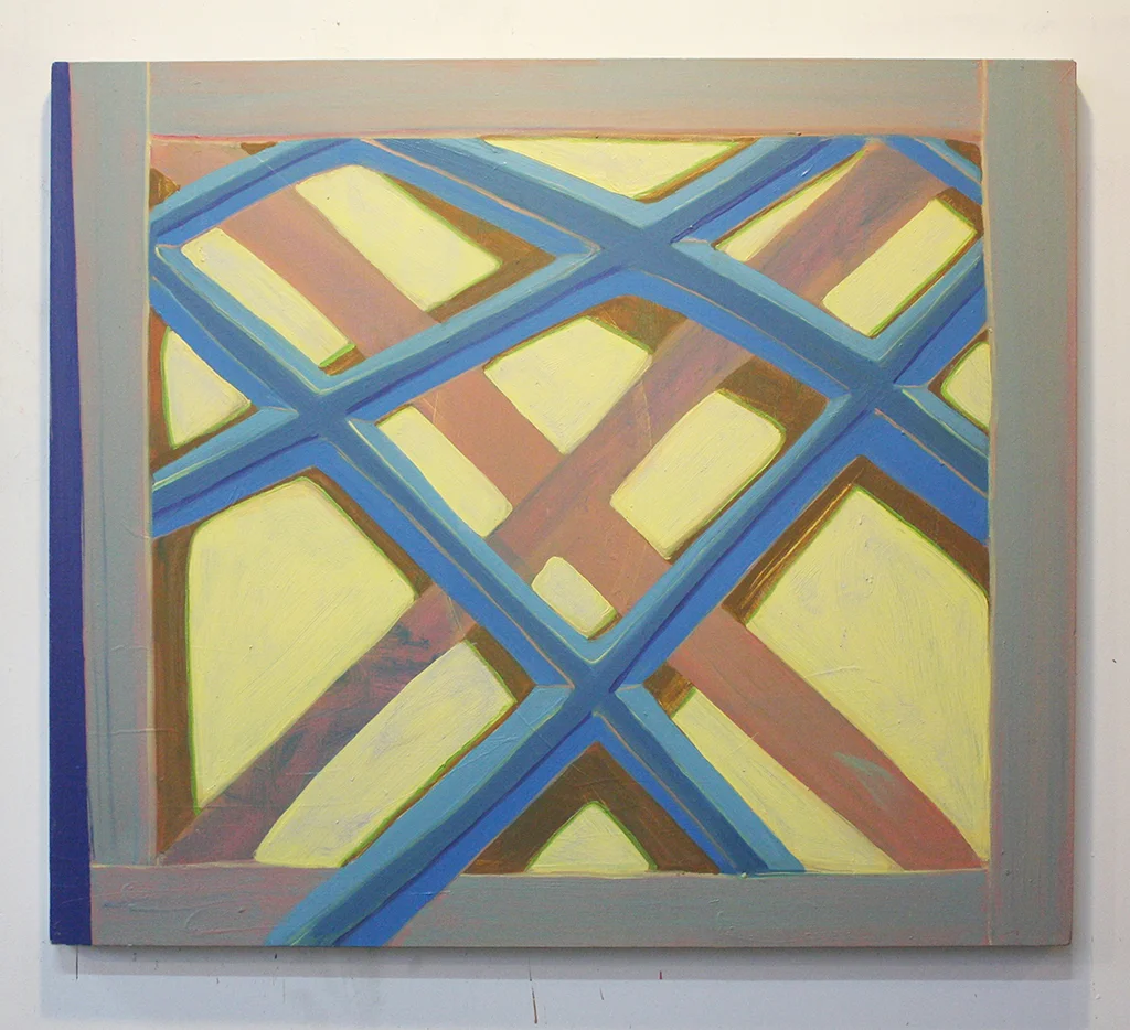 VIEW FINDER, 2012, Oil on canvas, 54"x50"