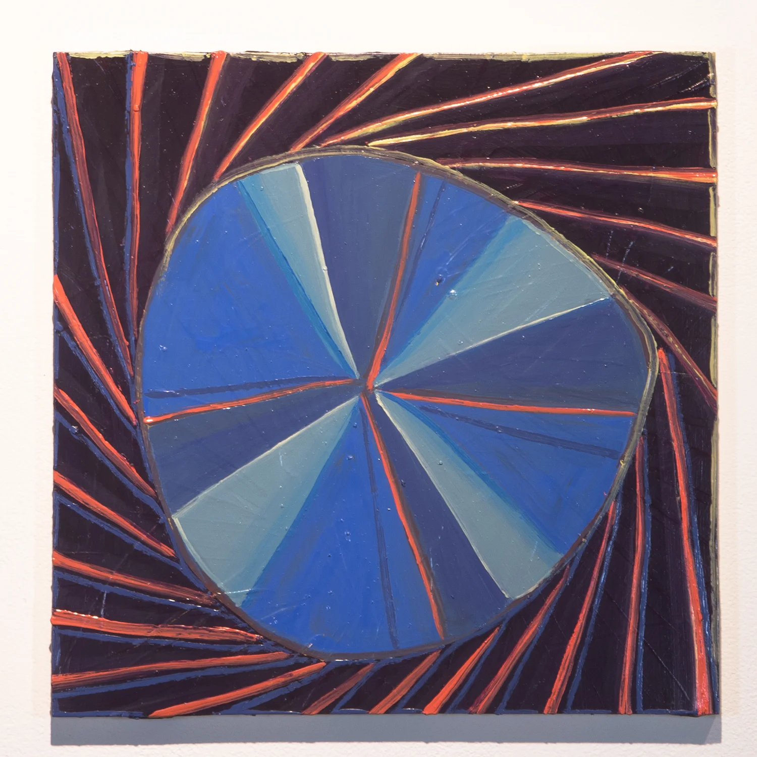 Aperture, 2017, 14"x14", Oil on panel