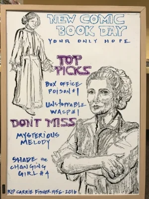 For Carrie Fisher, 2016.