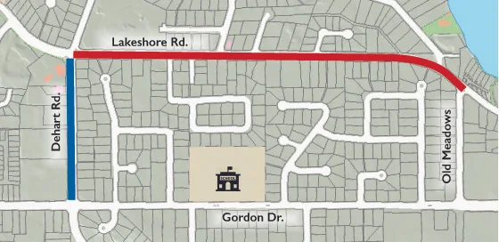 City planners know that there is no physical space to accommodate new roadways in Okanagan Mission to relieve vehicle congestion, however they do agree that safety improvements to existing roads would encourage more pedestrian and cycle traffic.