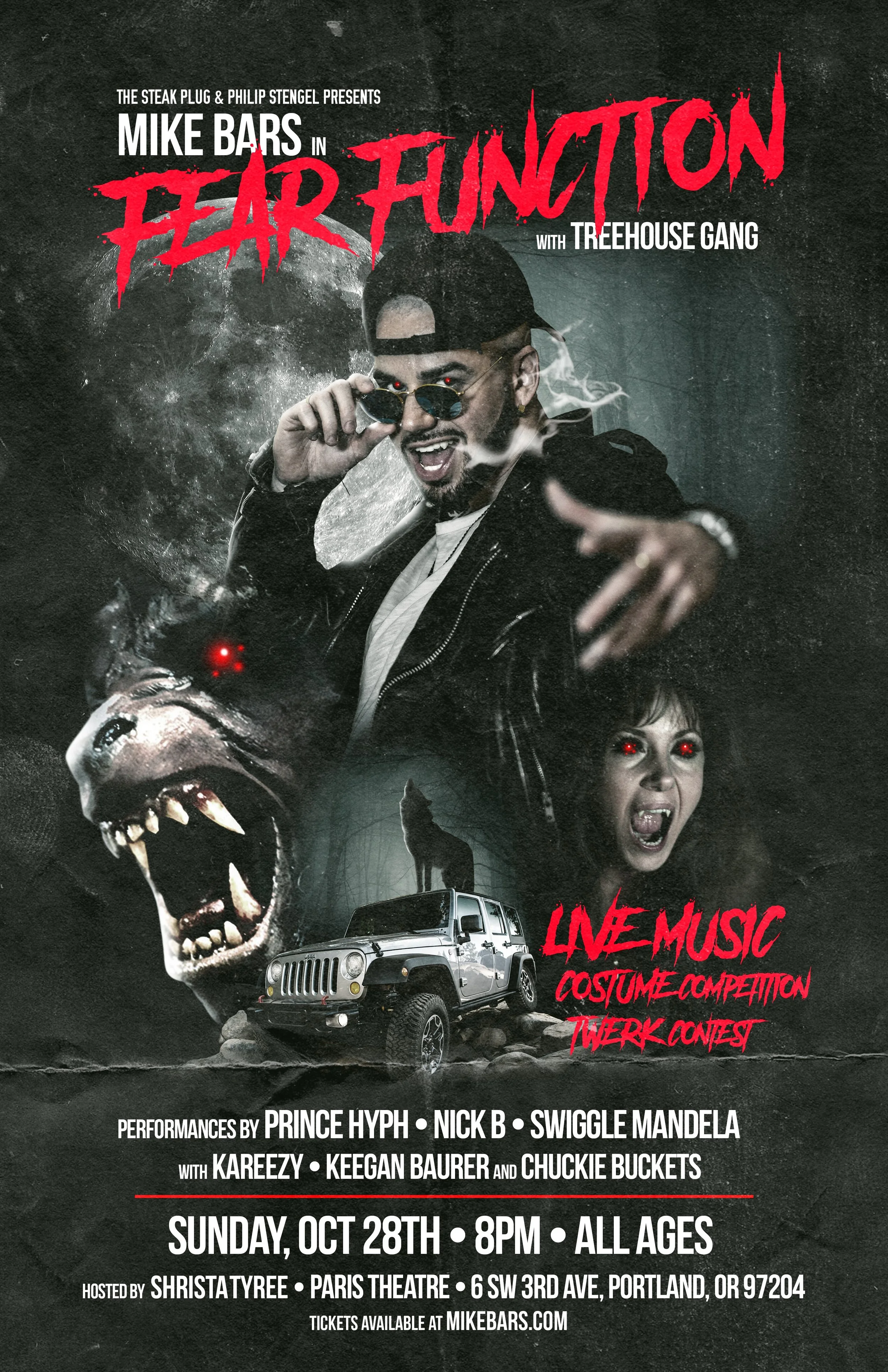 MIKE BARS LIVE IN PORTLAND OCT. 28TH!