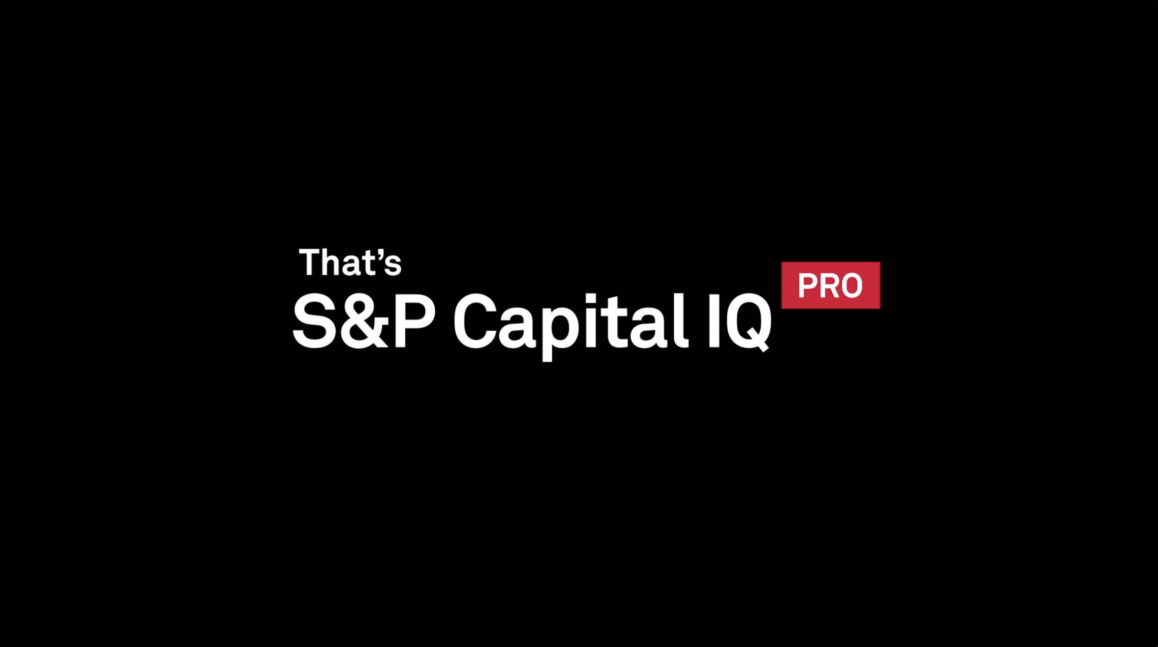 S&P Video - Click to watch