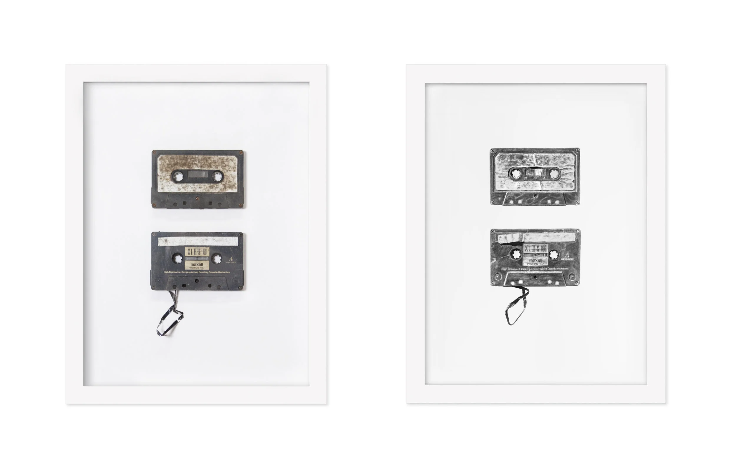Found Objects #6 & #7 (Cassettes)