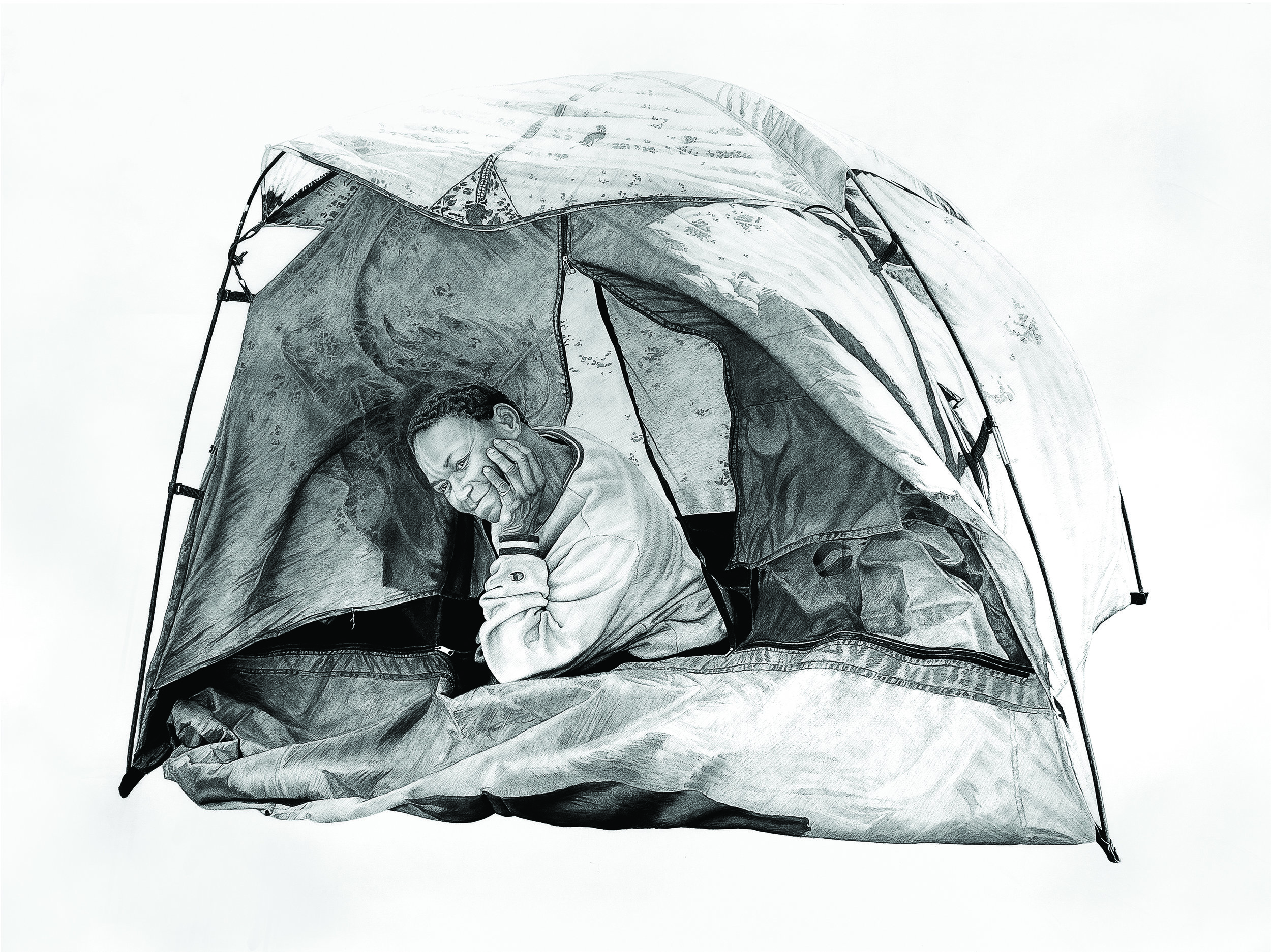 Sam in a Tent