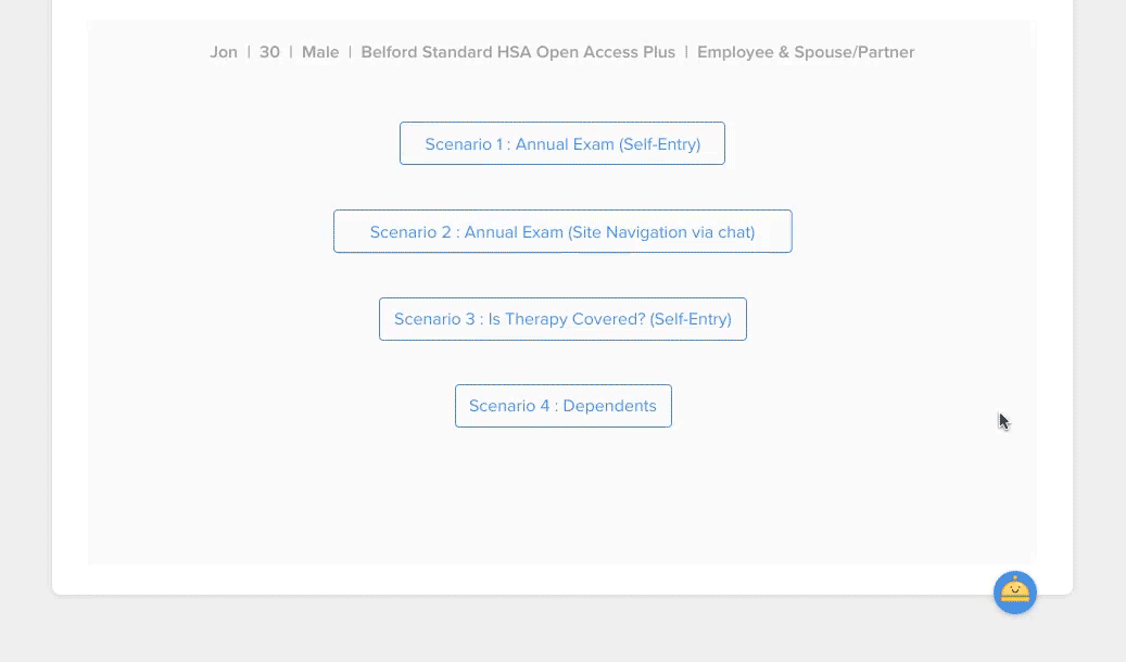 Giving feedback was easy and contextual based on the question.