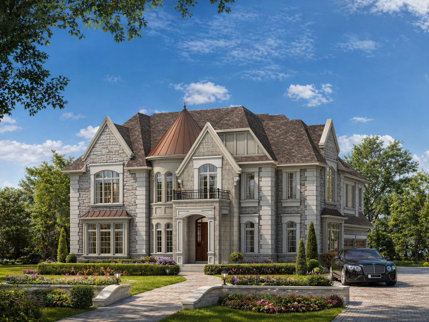 CARRERA ELEVATION A 3824 sq. ft.