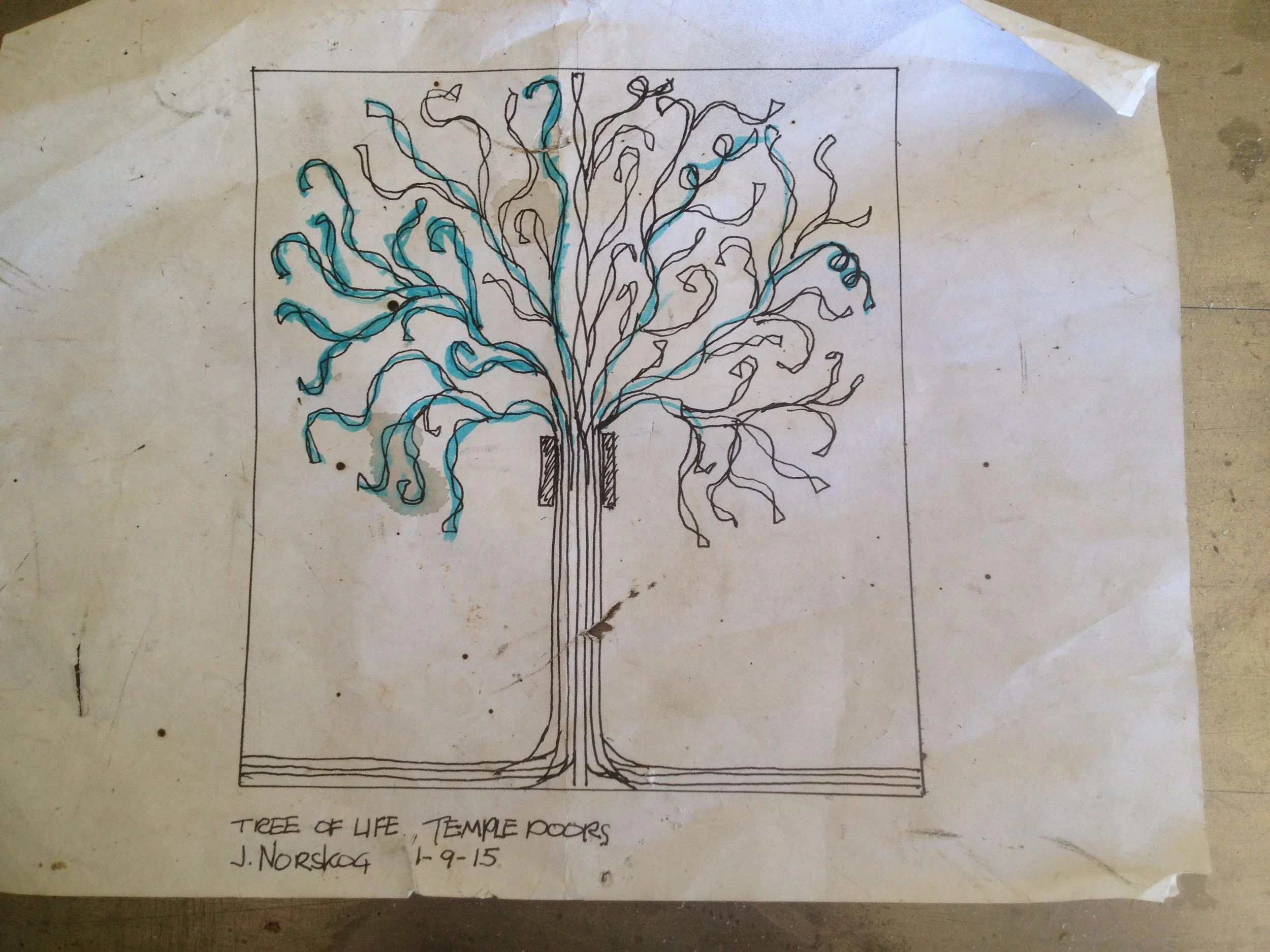 A Temple door sketch.JPG