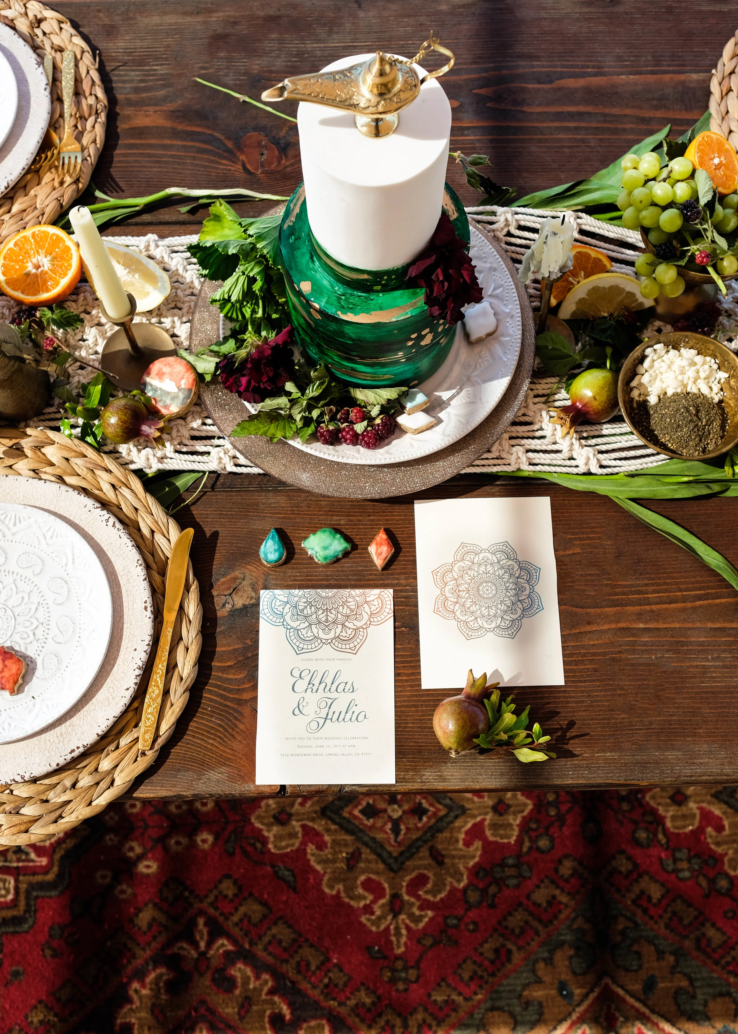 Mediterranean Stationary - Aladdin Styled Shoot