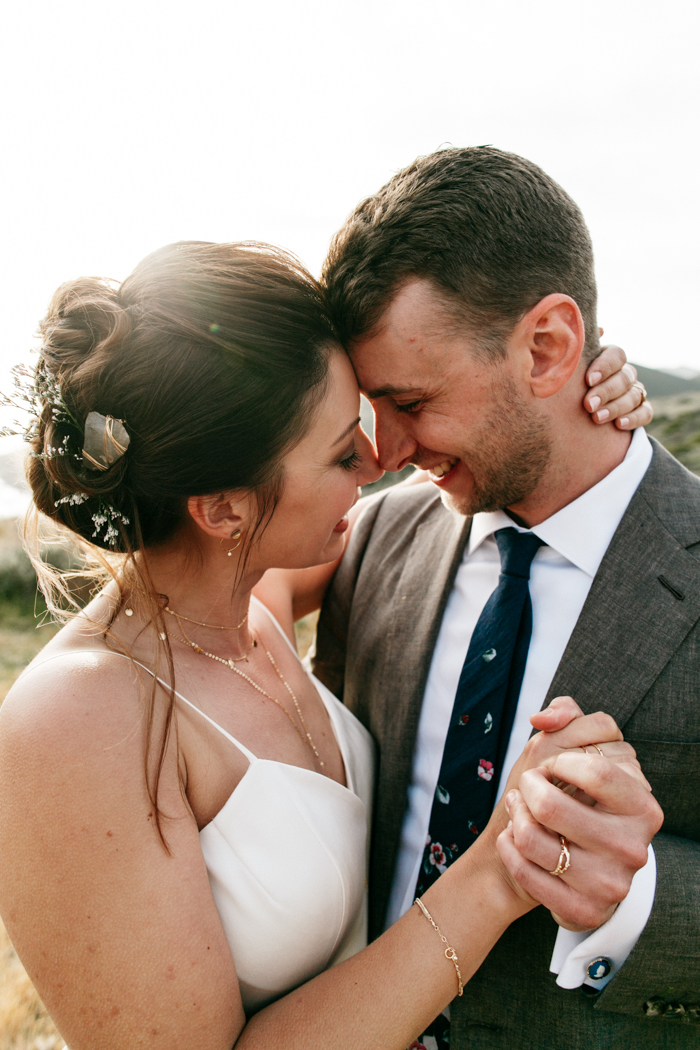 SamErica Studios - Couples portraits on mountaintop view in Malibu