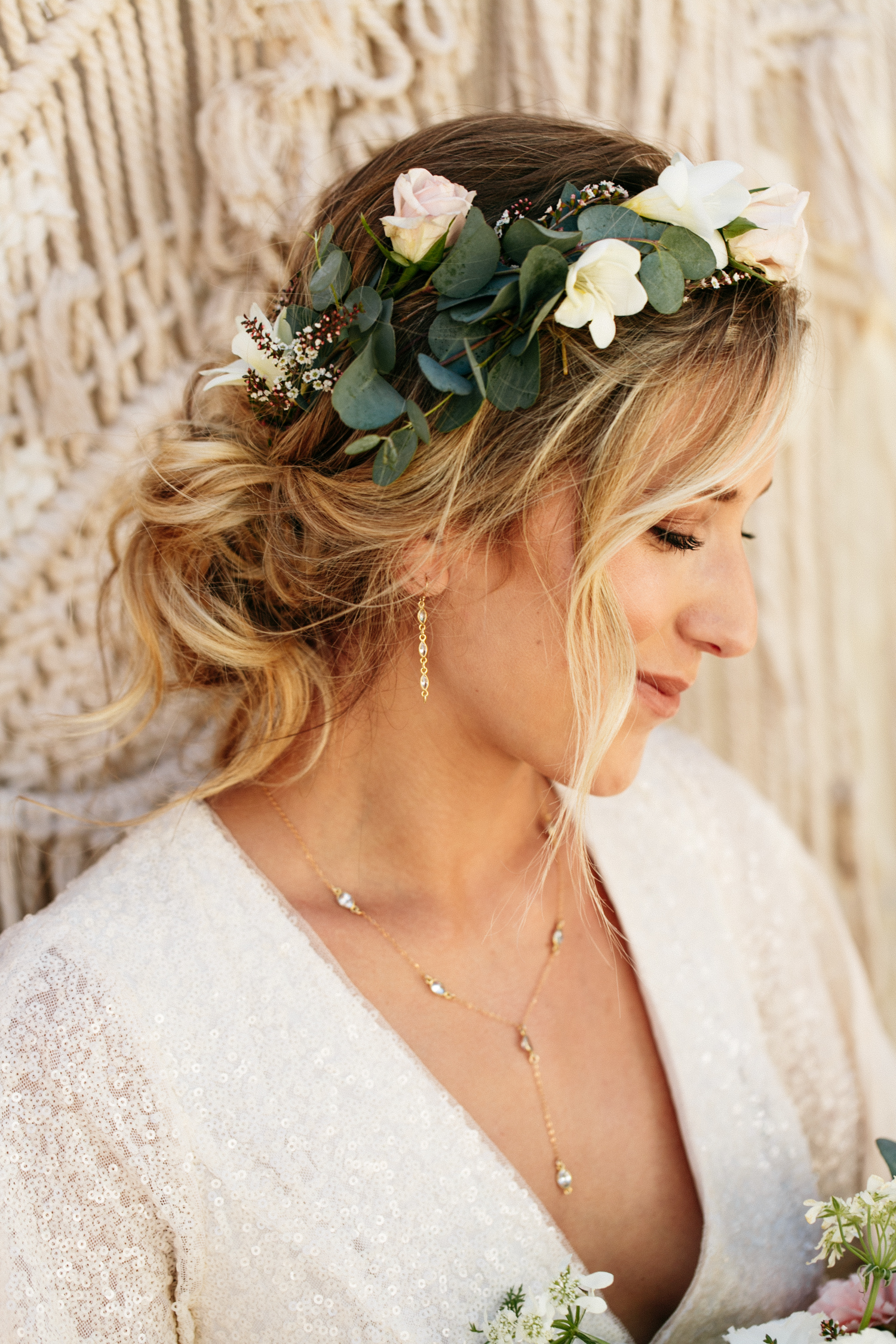 SamErica Studios - modern boho bride - minimalist wedding jewelry