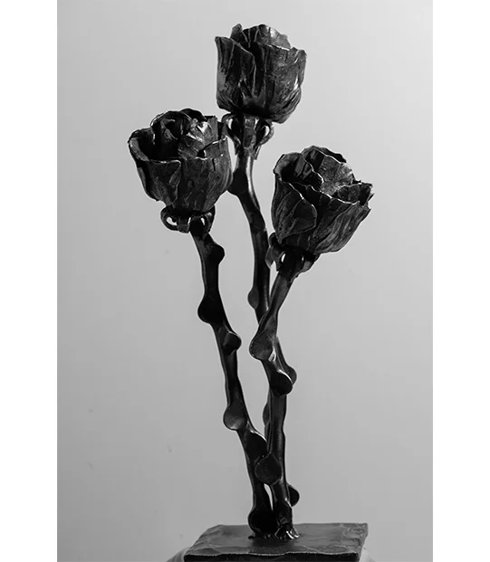 Hand Forged Trinity Rose