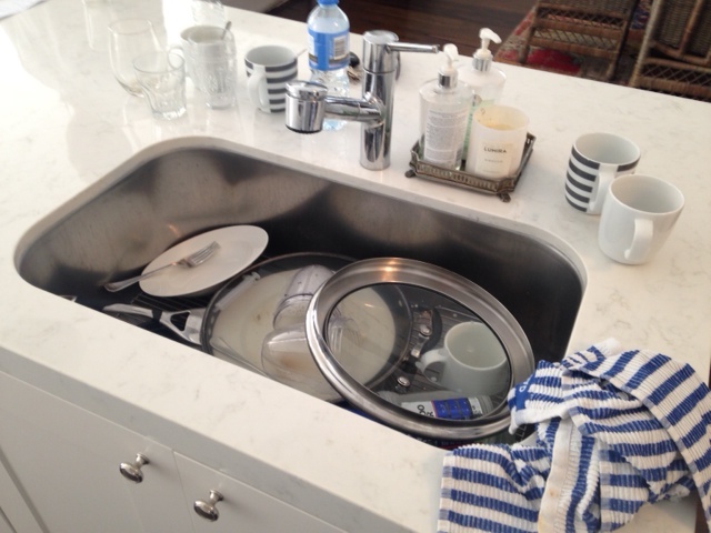 Dishes not done.....