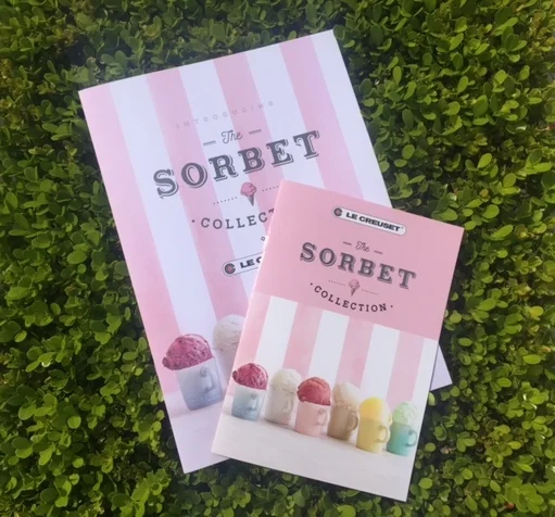 Le Crueset  Sorbet Collection.
