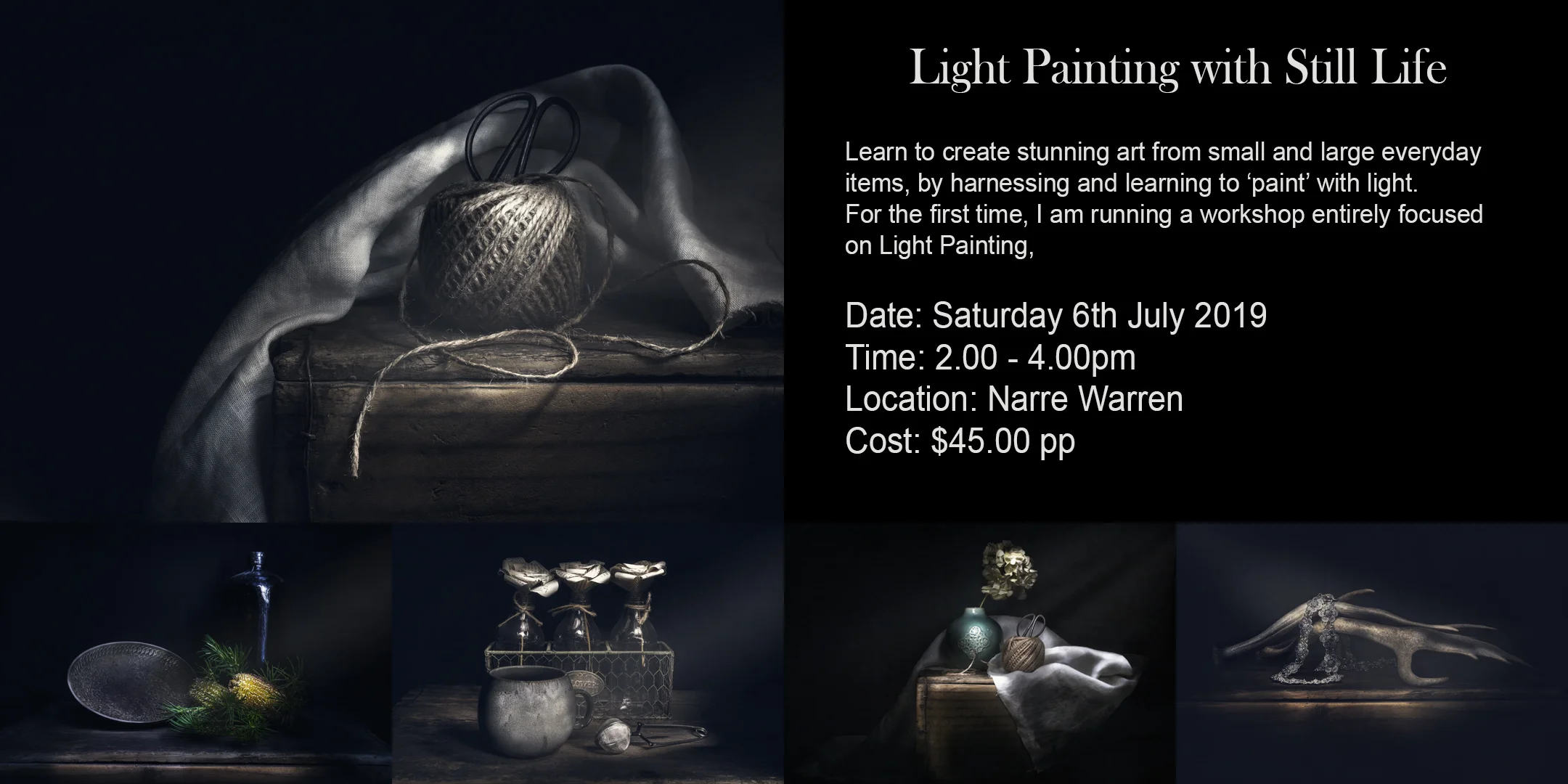 Light Painting with Still Life #2 - SOLD OUT