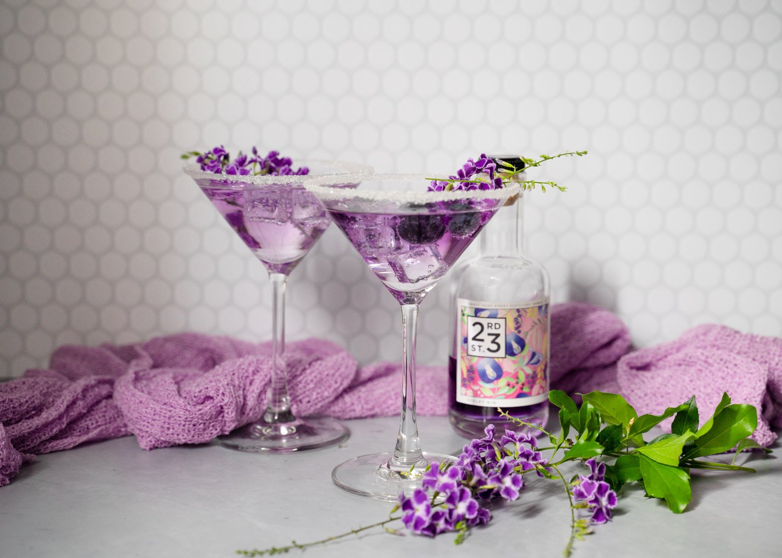 Violet Gin &amp; Lemonade