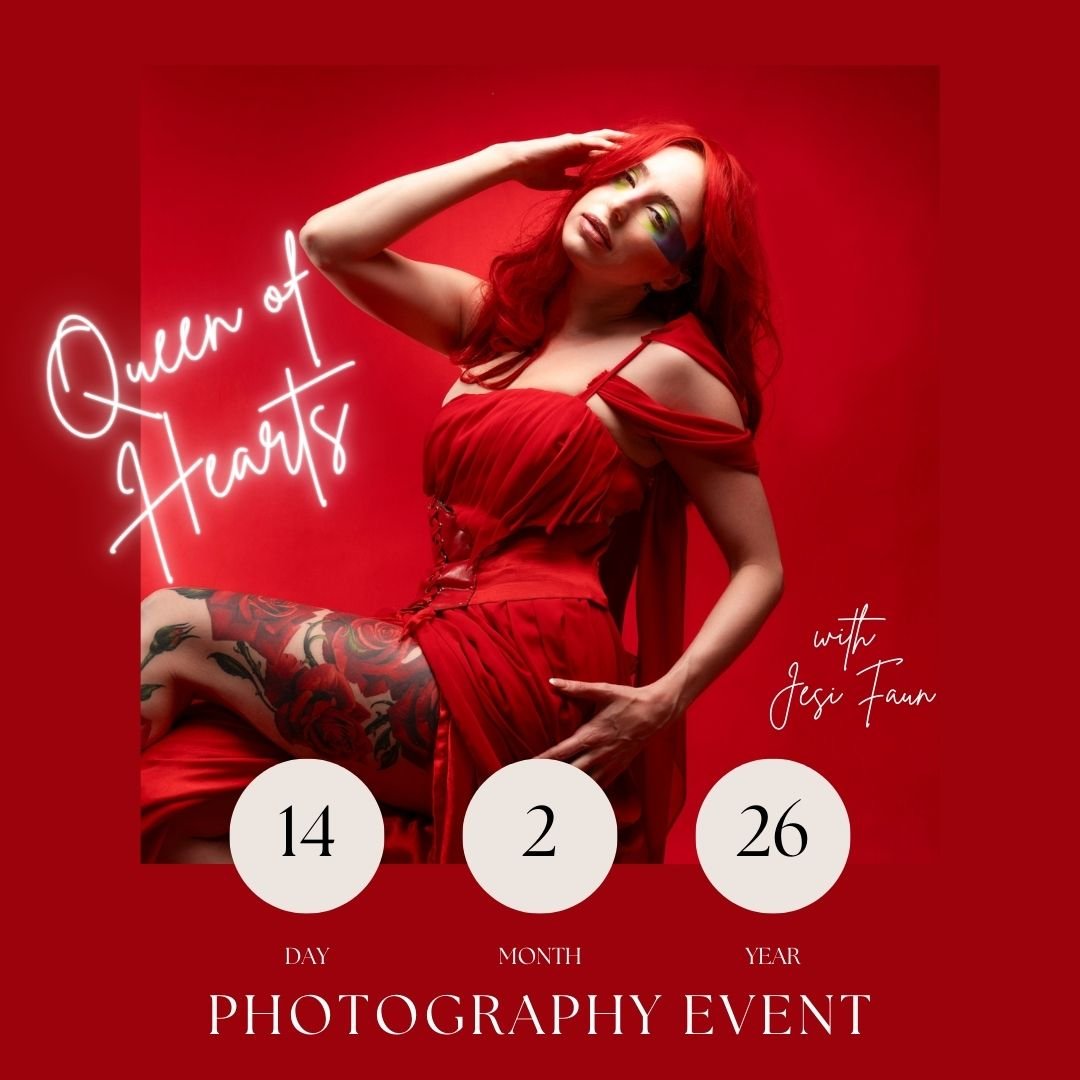 Queen of Hearts Valentines Day Portrait Session - SOLD OUT