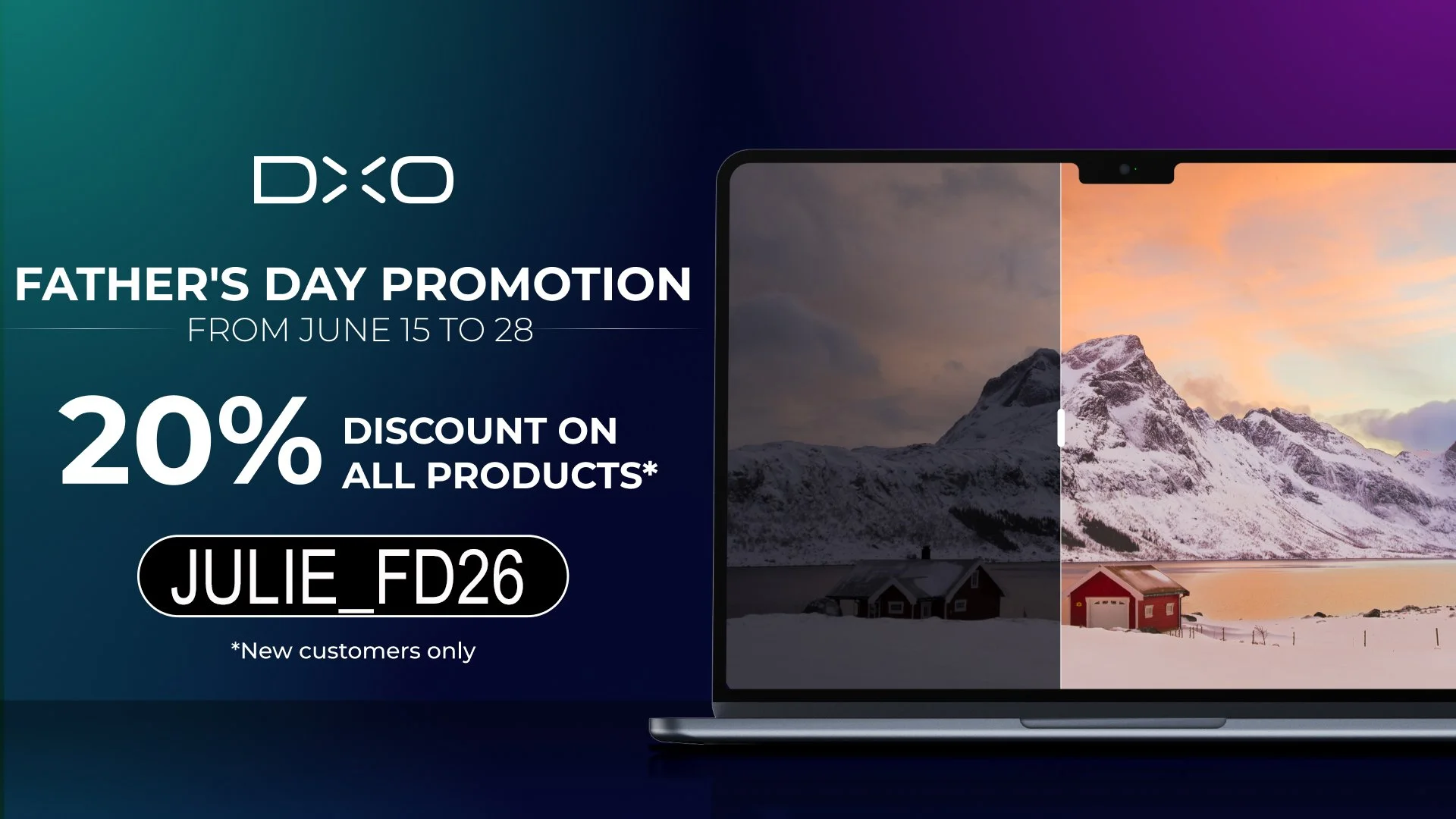 DxO Father's Day Sale 2026: Save 20% on PhotoLab, Nik Collection &amp; More