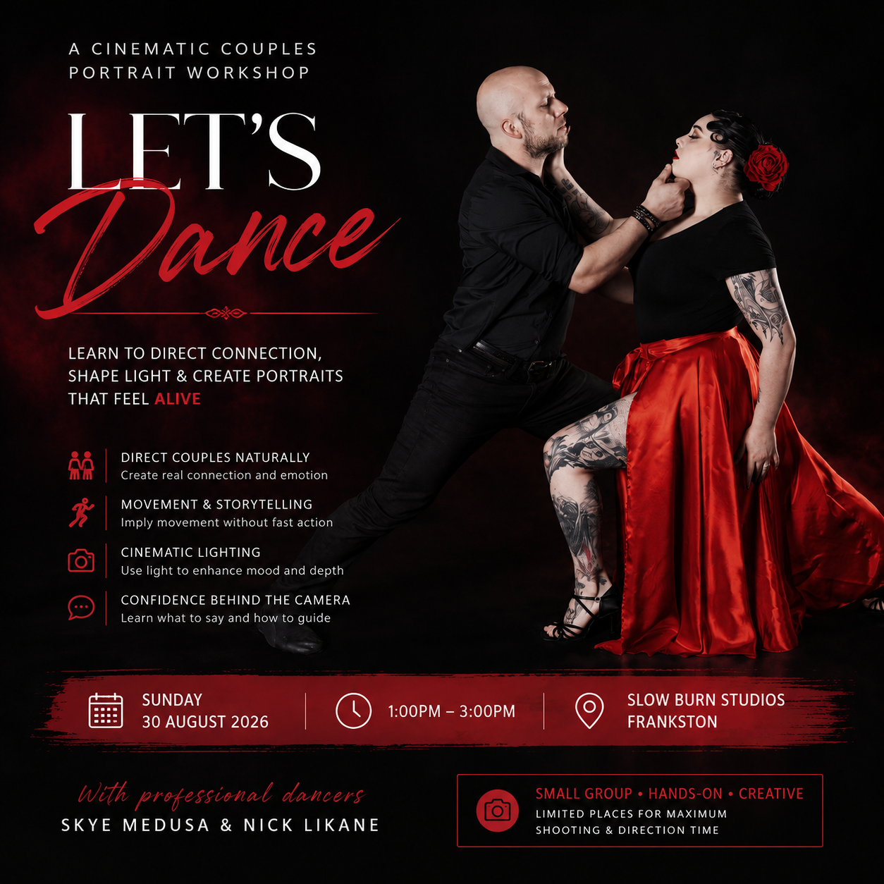 Let's Dance: A Cinematic Couples Portrait Workshop