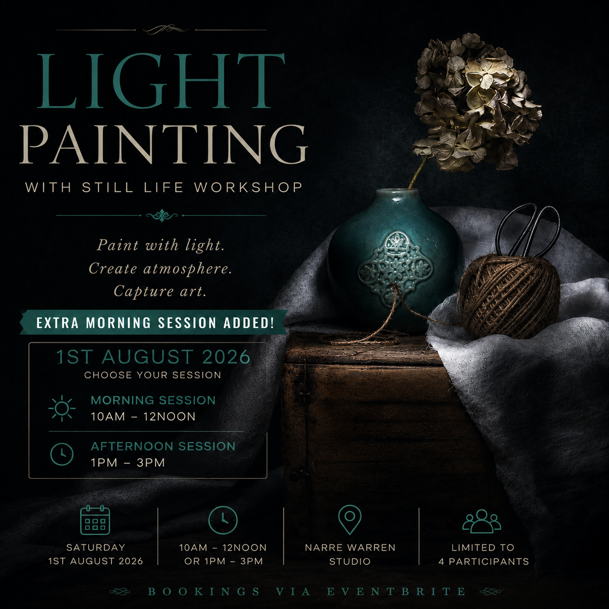 Light Painting with Still Life - Morning Session [SOLD OUT]