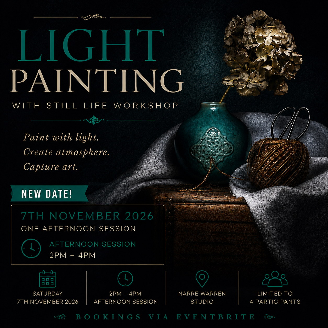 Light Painting with Still Life  (November)