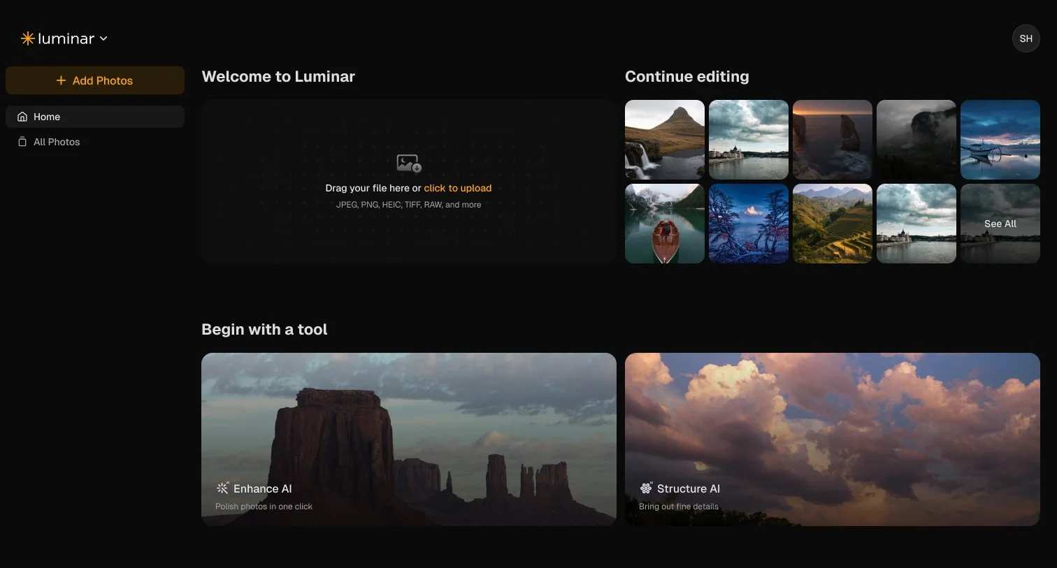 News: Luminar on Web launches, bringing familiar creative editing tools to your browser