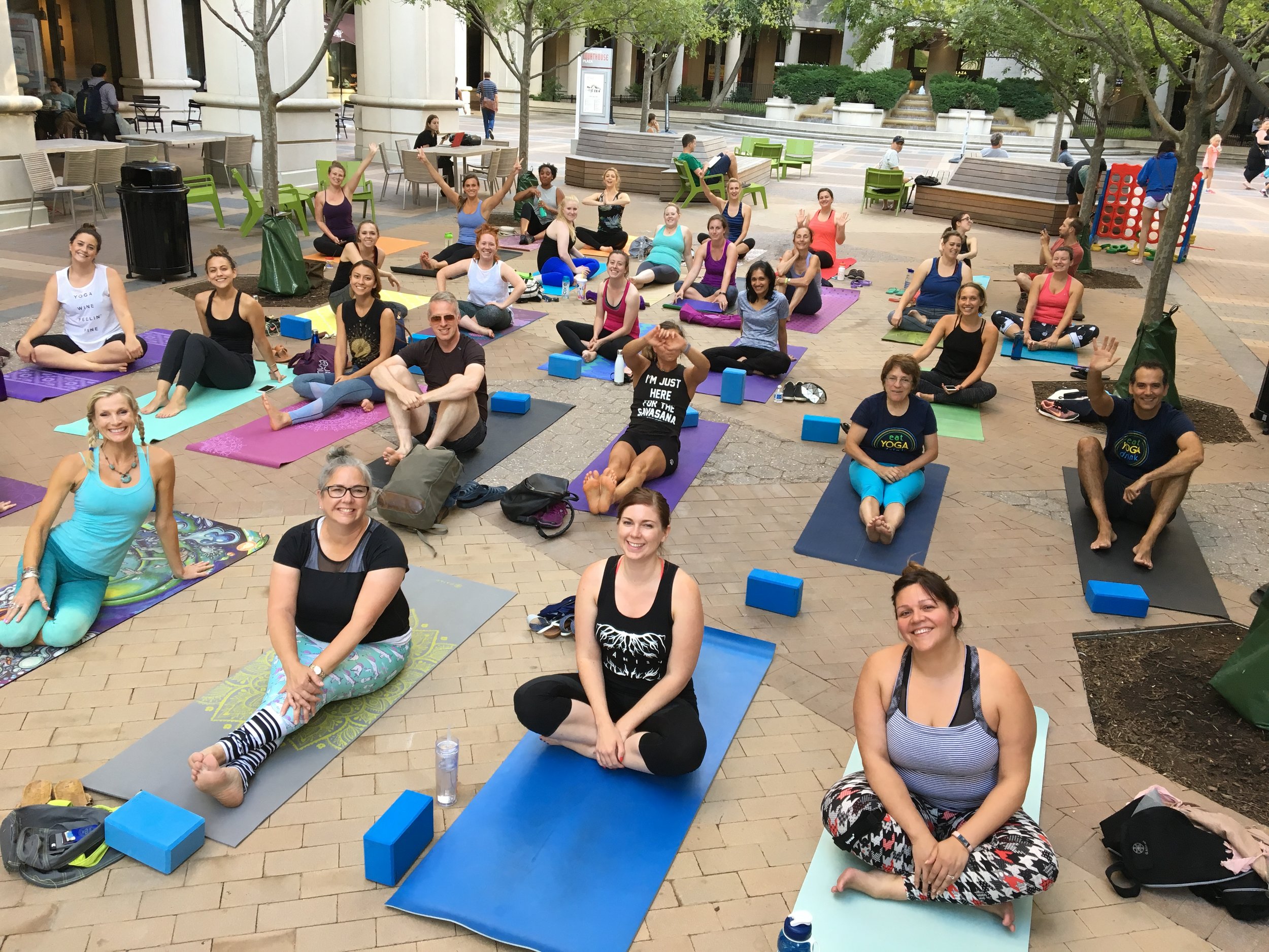 Yoga in the 'Haus