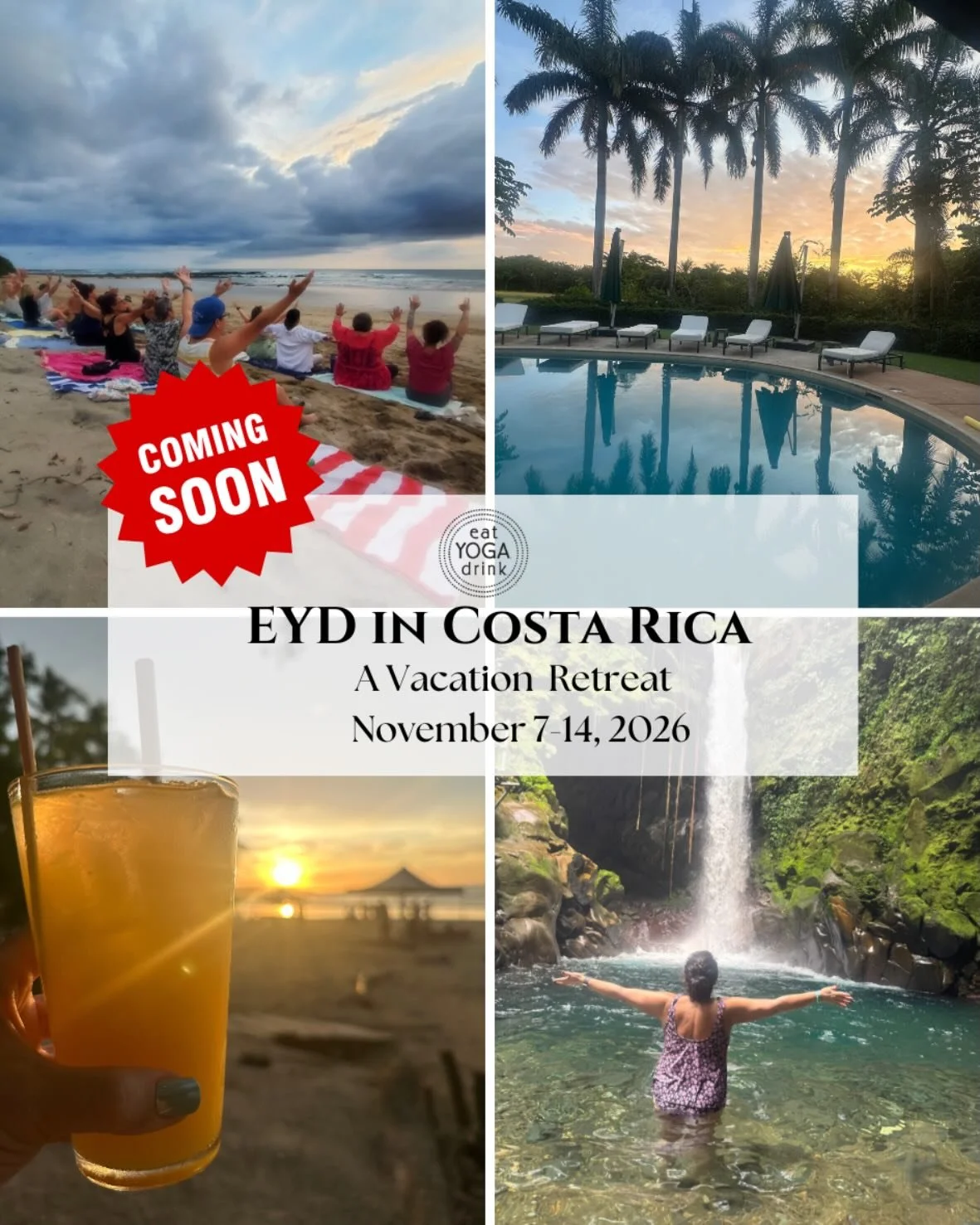 Who is dreaming of those magical Pura Vida days of ☀️ sun, 🌊 sea, and 🤗 stress-release? WE ARE 🙋🏽&zwj;♀️🙋🏻🙋🏻&zwj;♀️! Registration for this beloved Vacation Retreat in Costa Rica 🌴 opens this week! Who is coming with us?! Drop it below (&lsqu