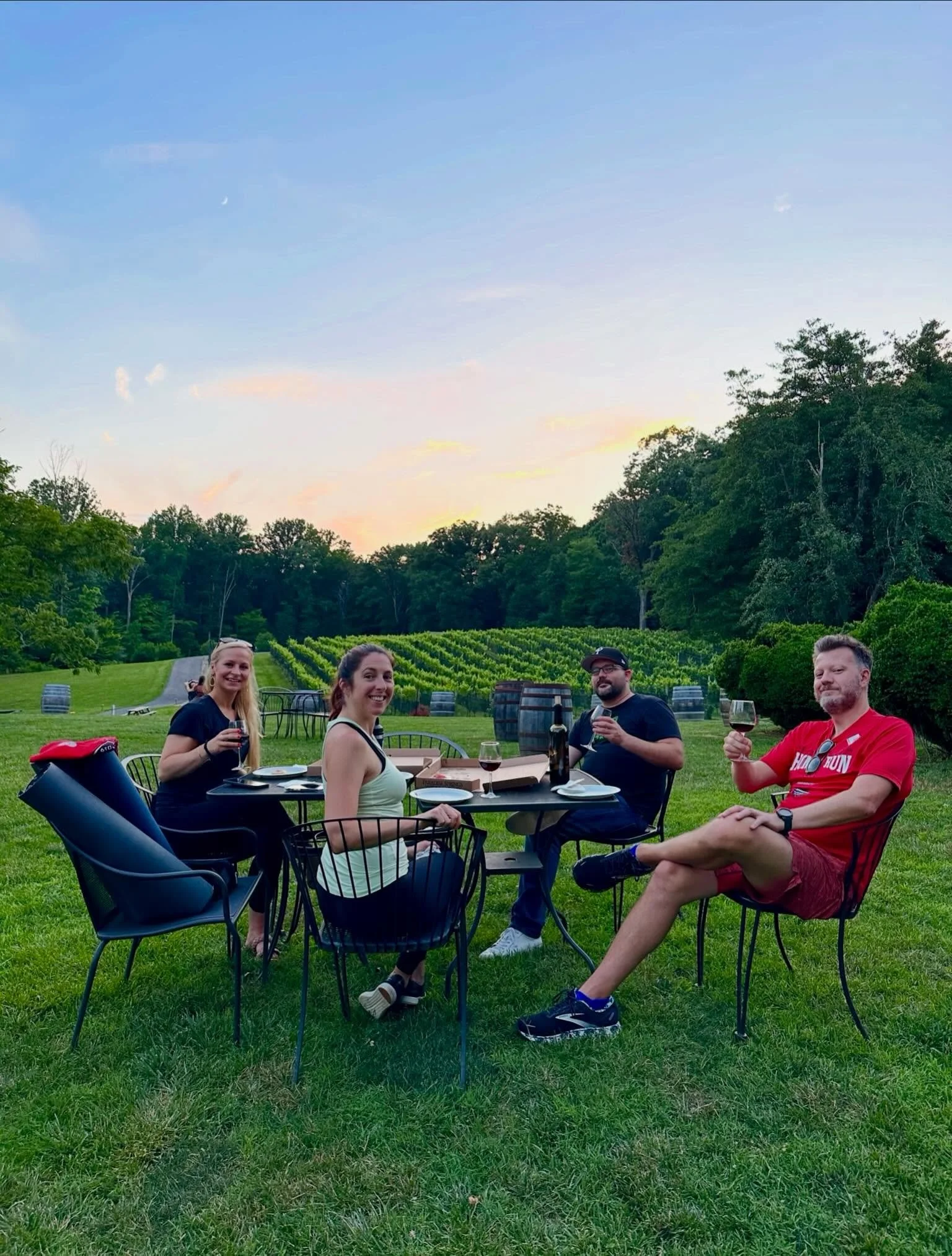 This Friday&hellip;WHINE less 😩, WINE more 🍷. The yoga helps! 🙏🏽 Join us at 6/12 at 6:30pm @paradisespringswinery 🍇 for Yoga + Wine in Paradise! 🌞 It&rsquo;s the perfect way to welcome your weekend. 

🎟️&mdash;> #linkinbio &amp; eatYOGAdrin