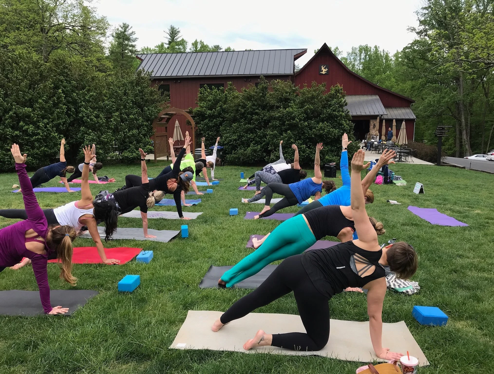 ✨FRIDAY! ✨One last chance to sip, stretch, and soak up paradise with us this season! 🍷🧘&zwj;♀️ Join us at @paradisespringswinery at 6:00pm for a lovely, lively yoga flow overlooking the vineyard. We welcome you rain or shine, as we have an alternat