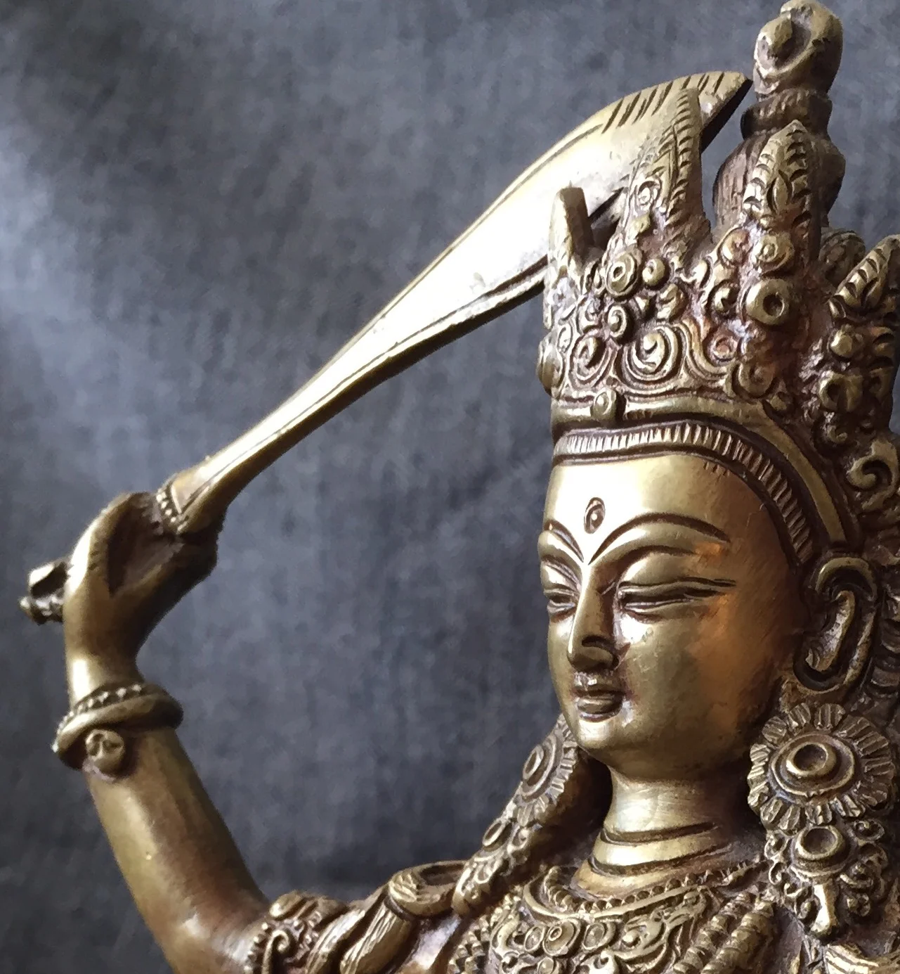 Using the sword of discriminating awareness is part of the practice.