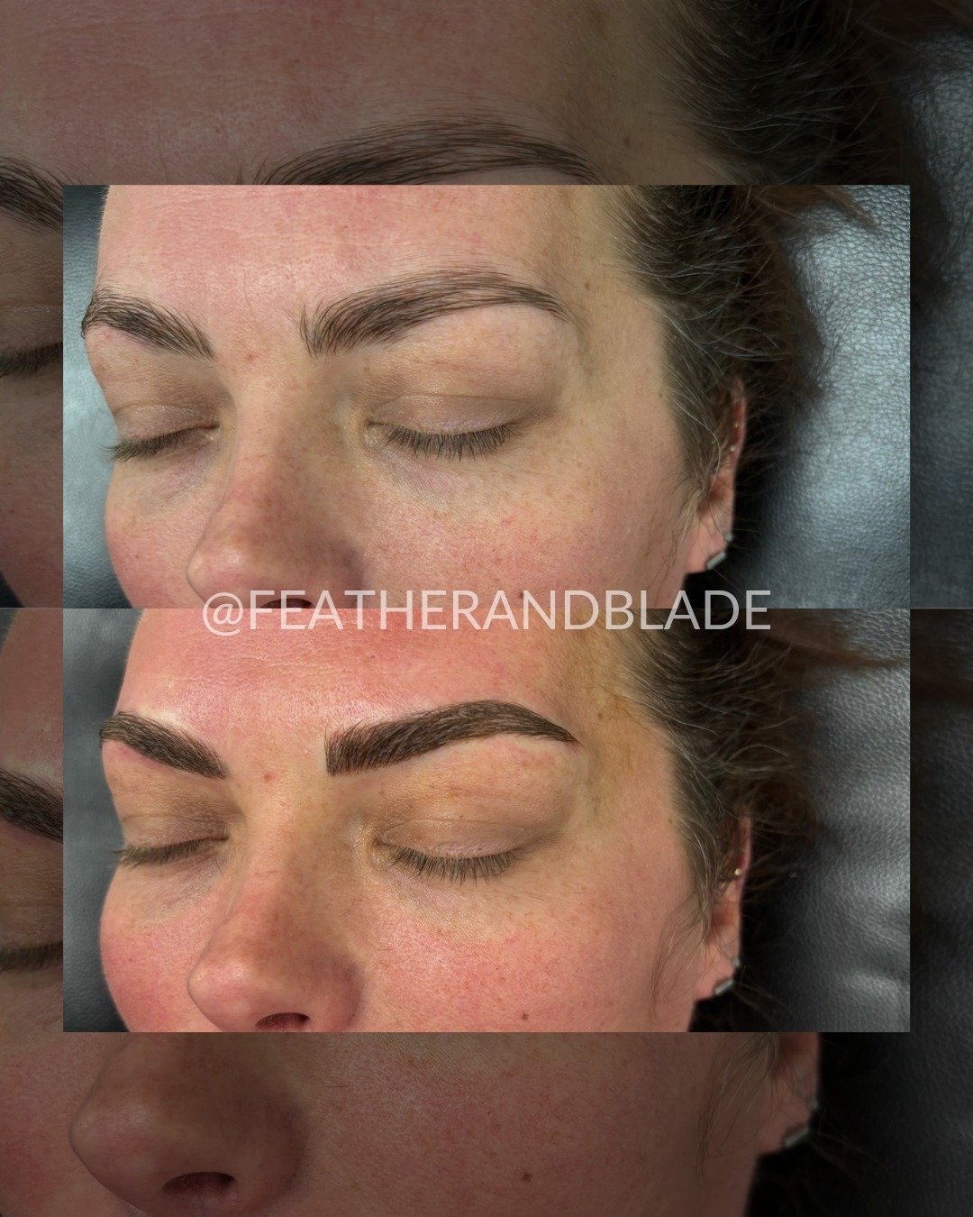 Some beautiful microbladed brows to brighten your day!

Microblading is a semi-permanent makeup procedure that creates life-like hair strokes in your brow area. This is done by inserting cosmetic tattoo pigments into the dermis layer of the skin. Mic