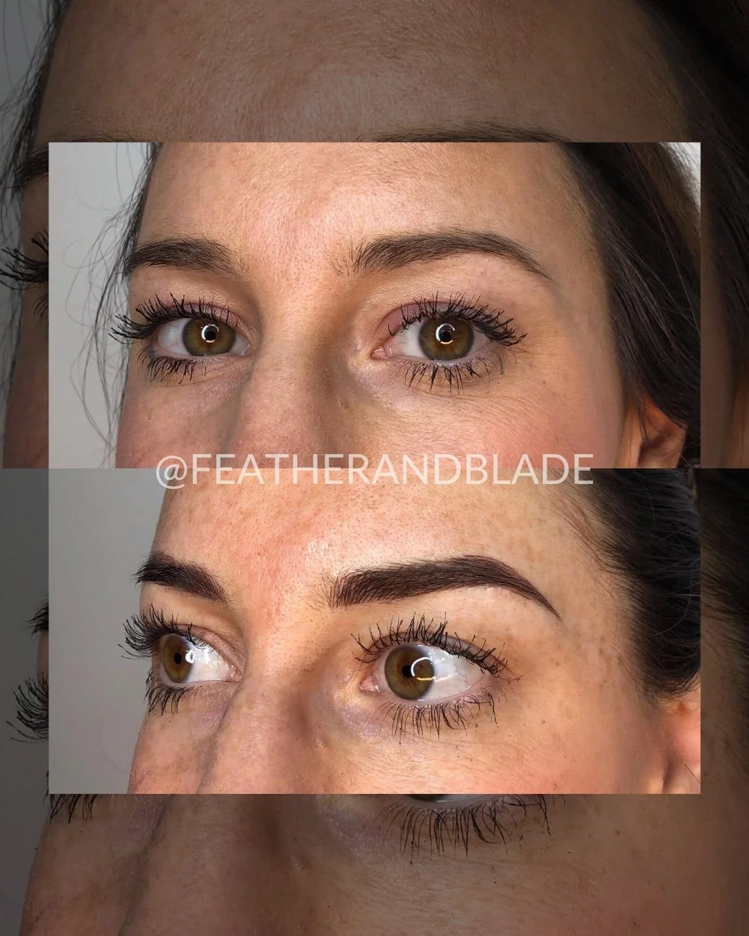 Look at that transformation 🔥

Hybrid brows combine the best of both worlds, where the brow is primarily microbladed and then shaded over to add density. 

How to make these brows yours:
🧡 Service name: Bespoke Brows
🧡 Artist: Holly
🧡 Service tim
