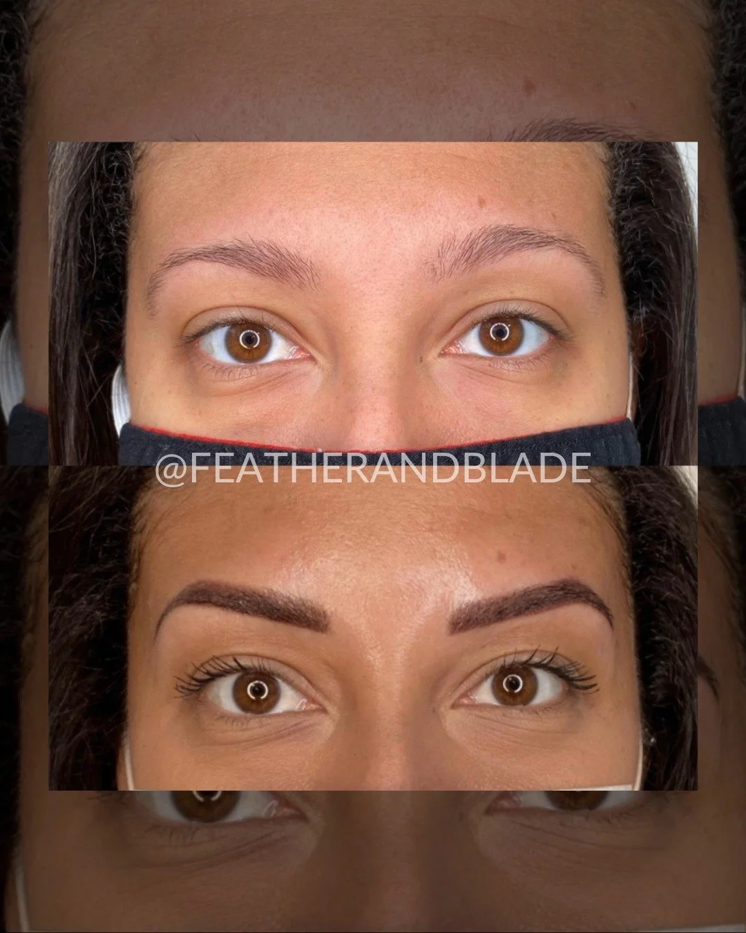 Some mask-era brows 😷

Holly used a machine shading technique on this client, which is done using a tattoo machine to create soft, pixelated shading for a natural, gradient effect. Unlike microblading, which creates fine hair-like strokes, machine s