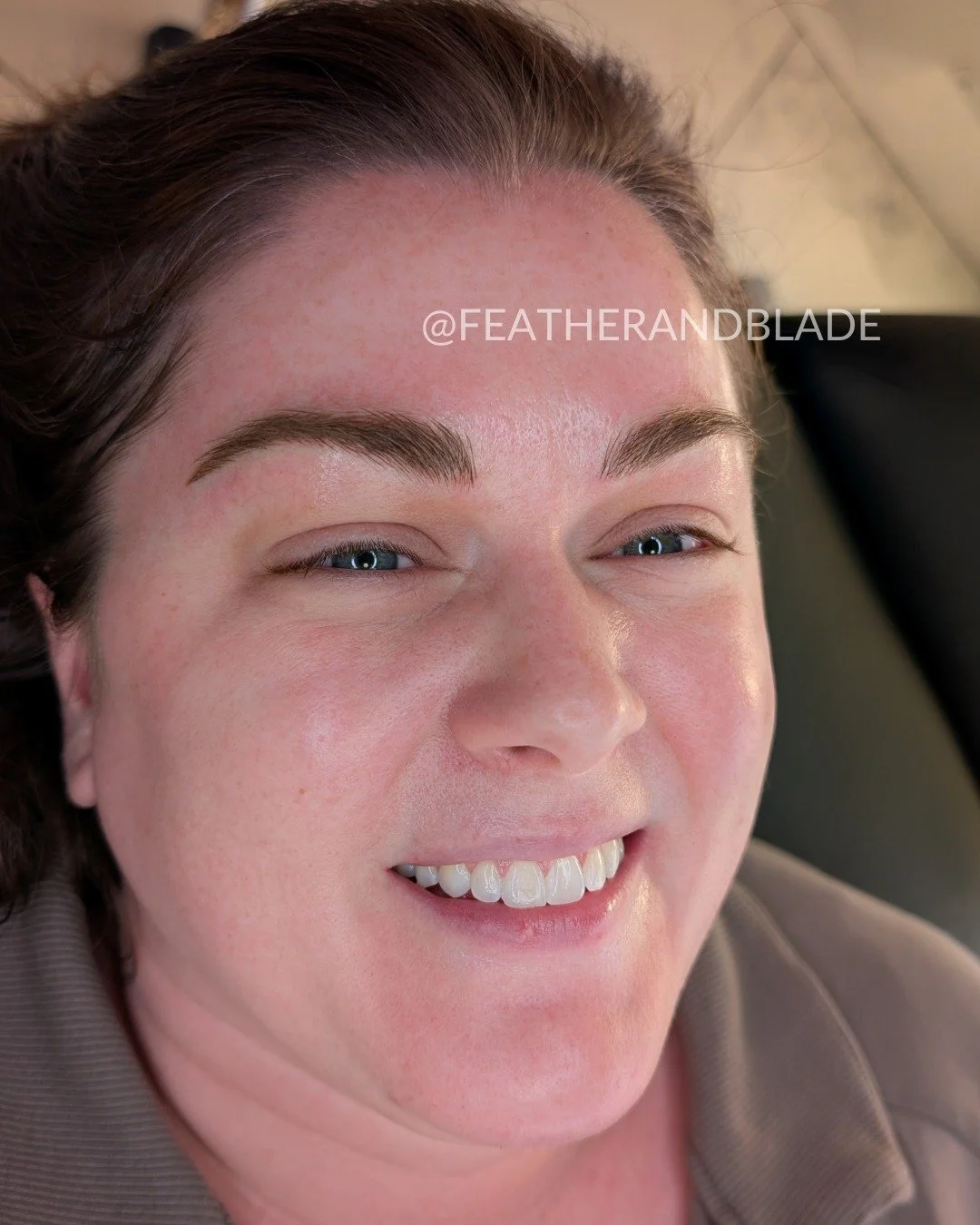 A little microblading refresh by Katy! ↪️

This is microblading, a cosmetic tattoo technique that creates life-like hair strokes in your brow area. This is done by inserting permanent makeup pigments into the dermis layer of the skin. Microblading is