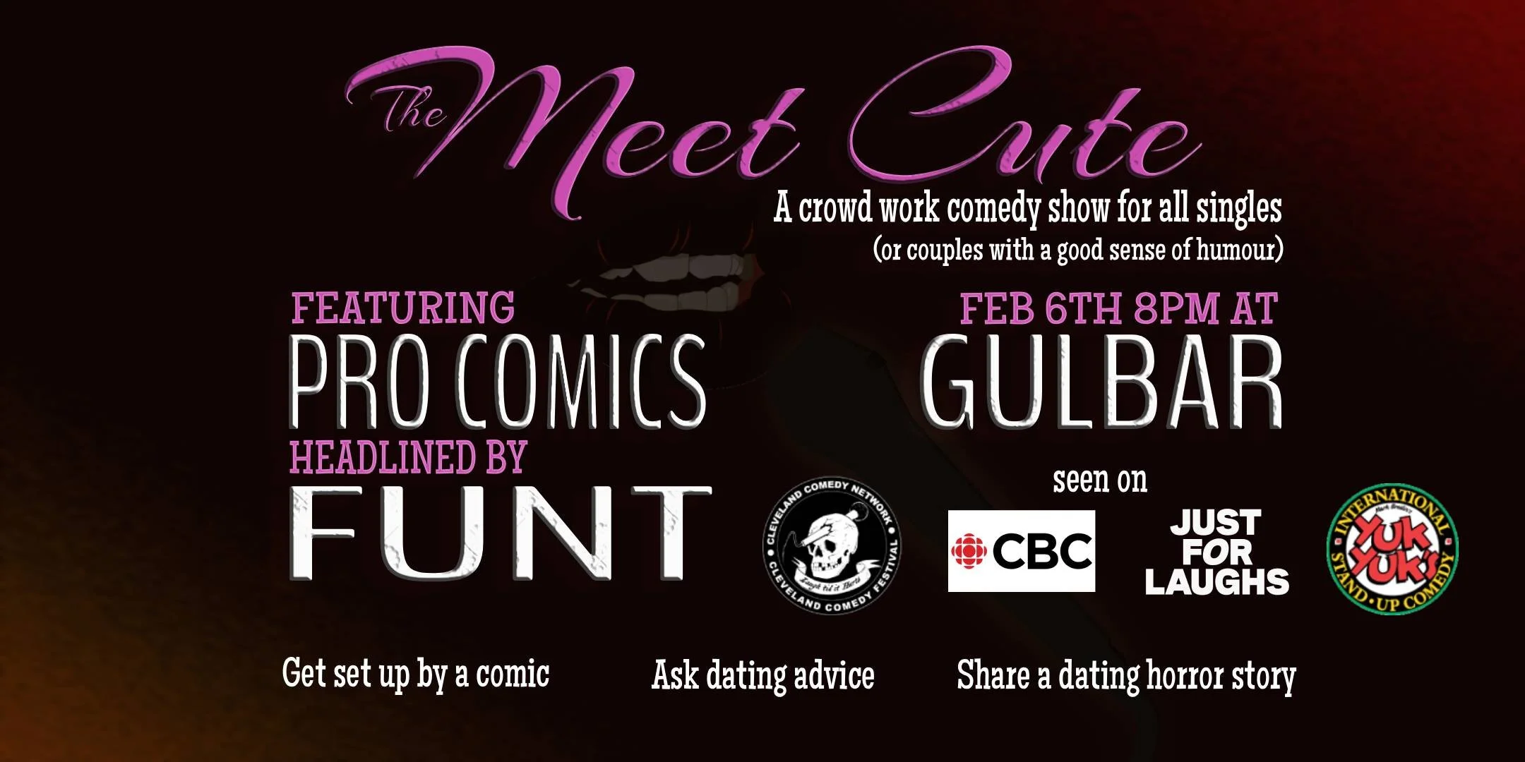 The Meet Cute - A crowd work comedy show for singles