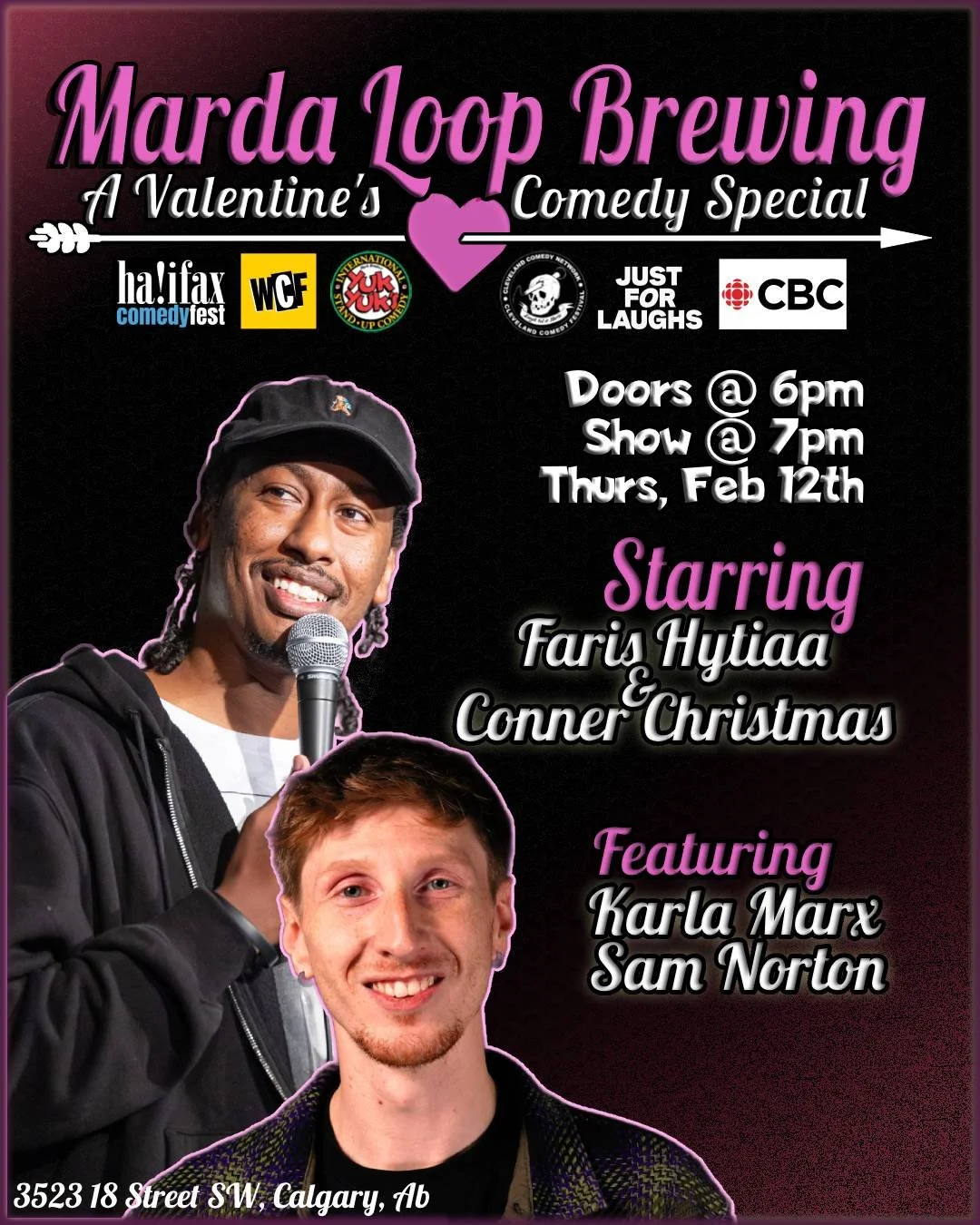 Valentine's Comedy Special at Marda Loop Brewing