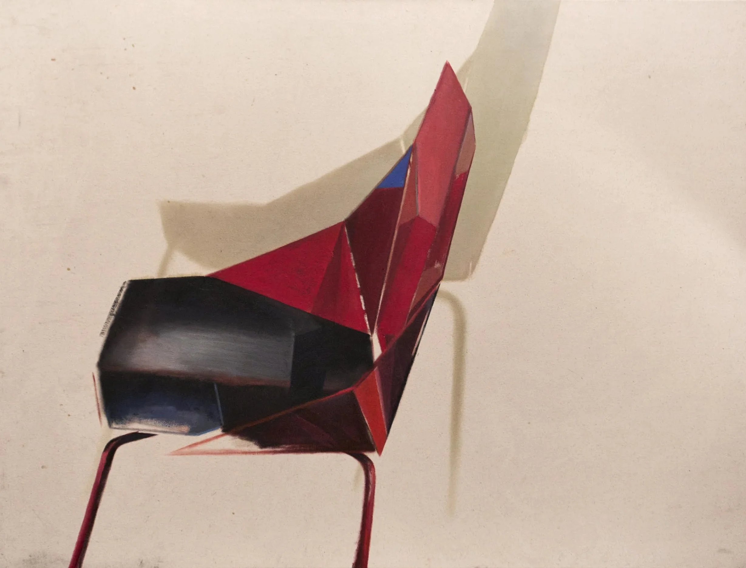 "Red Chair". 36"x60". Oil on canvas. 2018