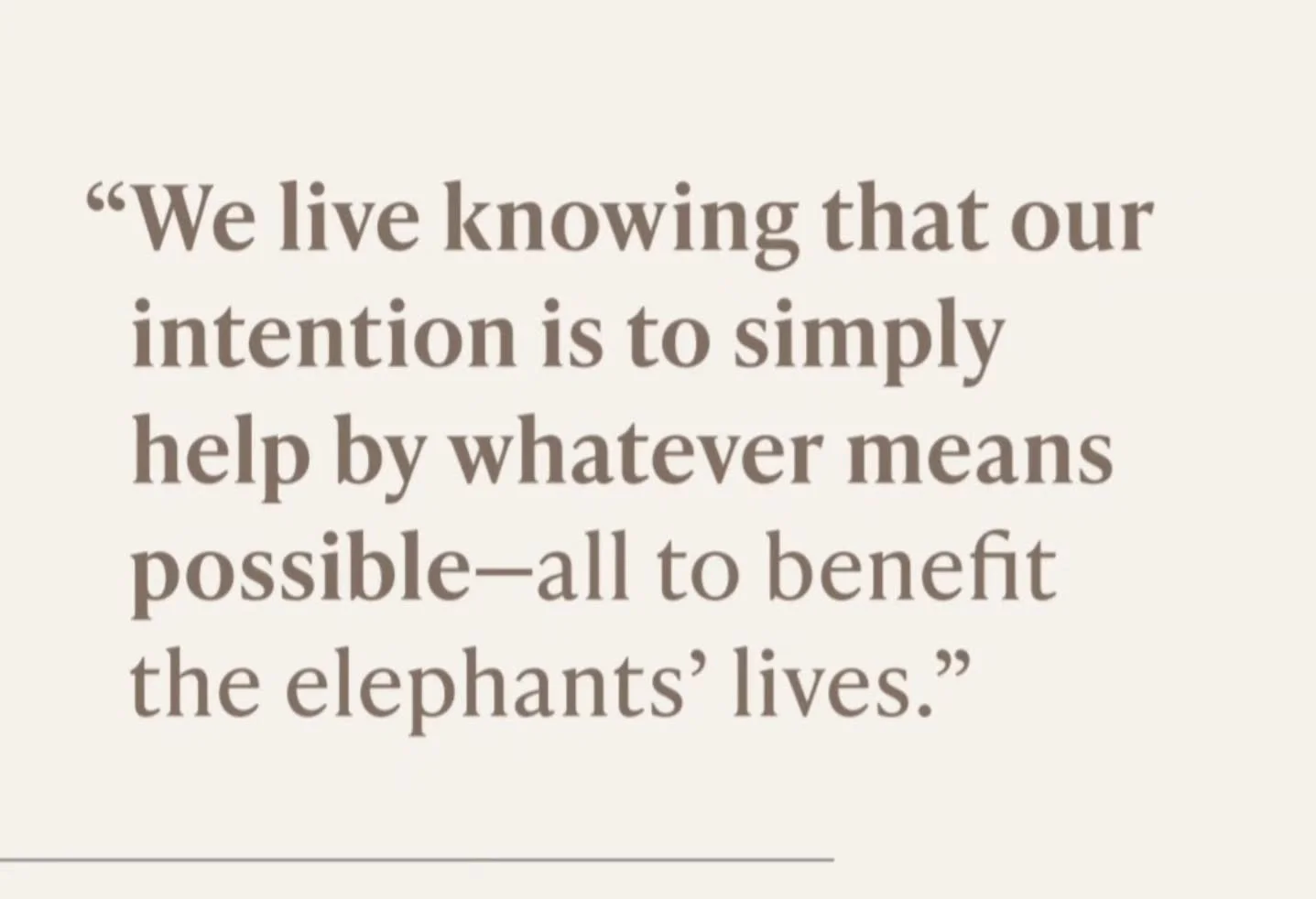 Whatever it takes.

#elephant #elephants #charity #nonprofit #targettraining #positivereinforcement 
#footcare #whateverittakes #donate #India
#Nepal #Thailand #SriLanka #Cambodia #Vietnam #Indonesia #Laos #75hard #onemore #w1nning #vegan #yoga #coll