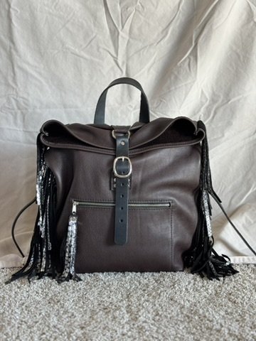 Design Your Own Leather Stephanie Convertible Fringe Rucksack, Backpack, Crossbody, and Shoulder Bag - American Artisanal Leather Purses and Bags. Woman Owned Small Biz from Mchenry | Chicago IL. Design Your Own Leather Stephanie Convertible Fringe Rucksack, Backpack, Crossbody, and Shoulder Bag - American Artisanal Leather Purses and Bags. Woman Owned Small Biz from Mchenry | Chicago IL.
