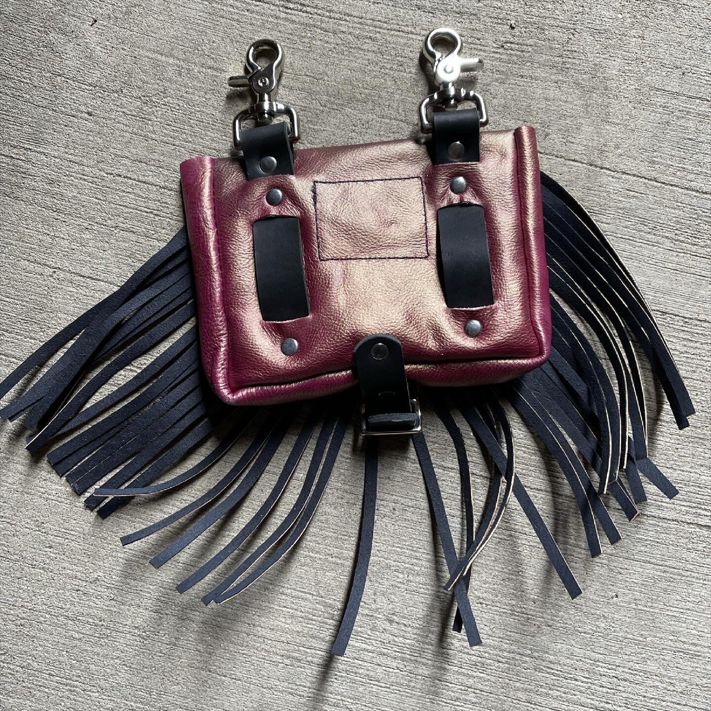 Design Your Own Leather Katie Convertible Fringe Hip, Waist, Chest,  Crossbody Motorcycle Riding Bag - Handcrafted Convertible Leather Backpacks  and