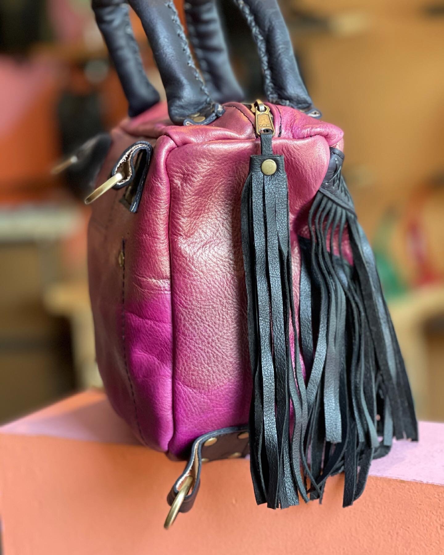 Design Your Own Leather Mini Melissa Convertible Fringe Day Backpack,  Crossbody, and Shoulder Bag - Handcrafted Convertible Leather Backpacks and